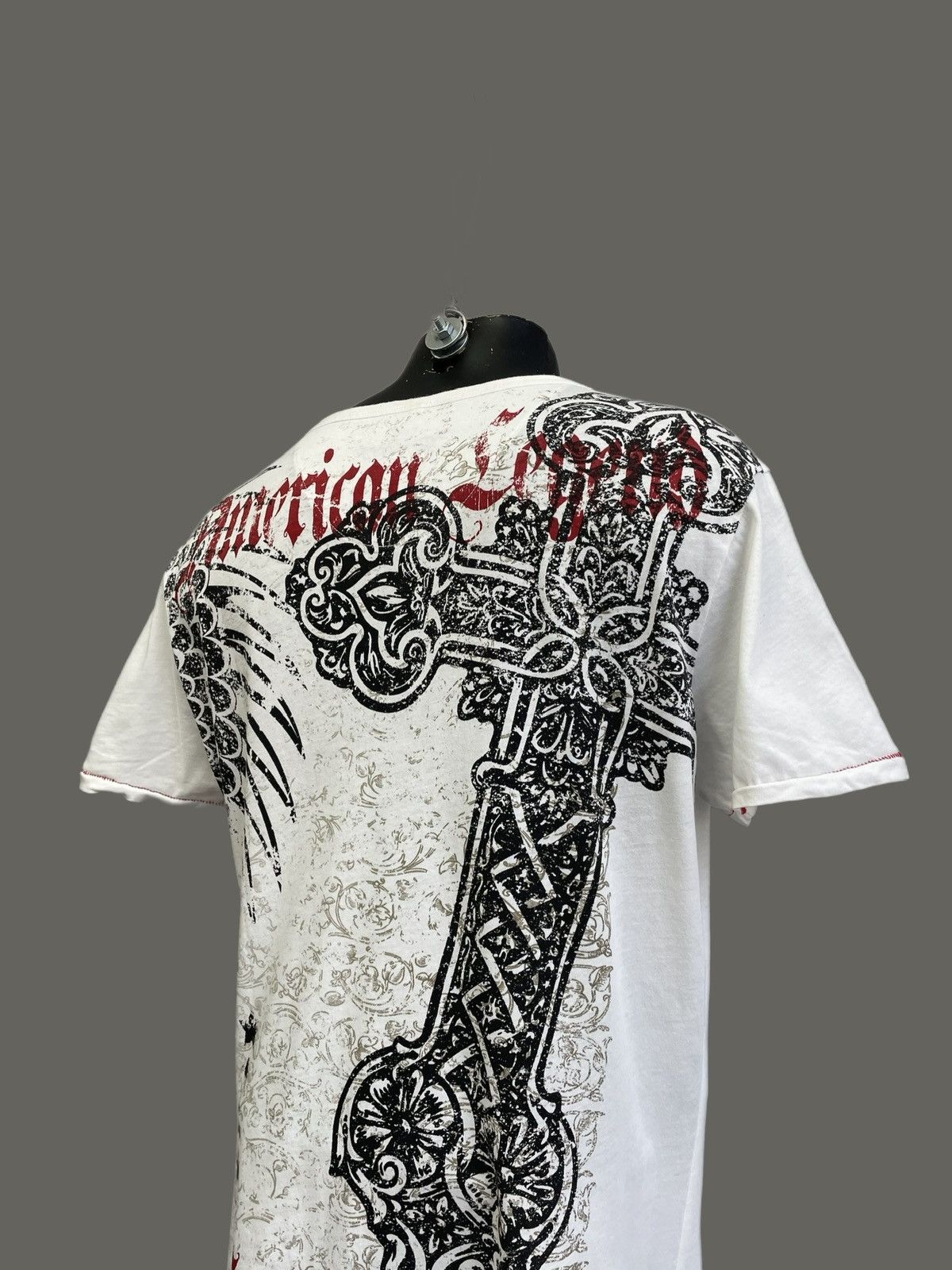 If Six Was Nine Affliction if six was nine style graphic tee t shirt vintage Size US M / EU 48-50 / 2 - 8 Thumbnail