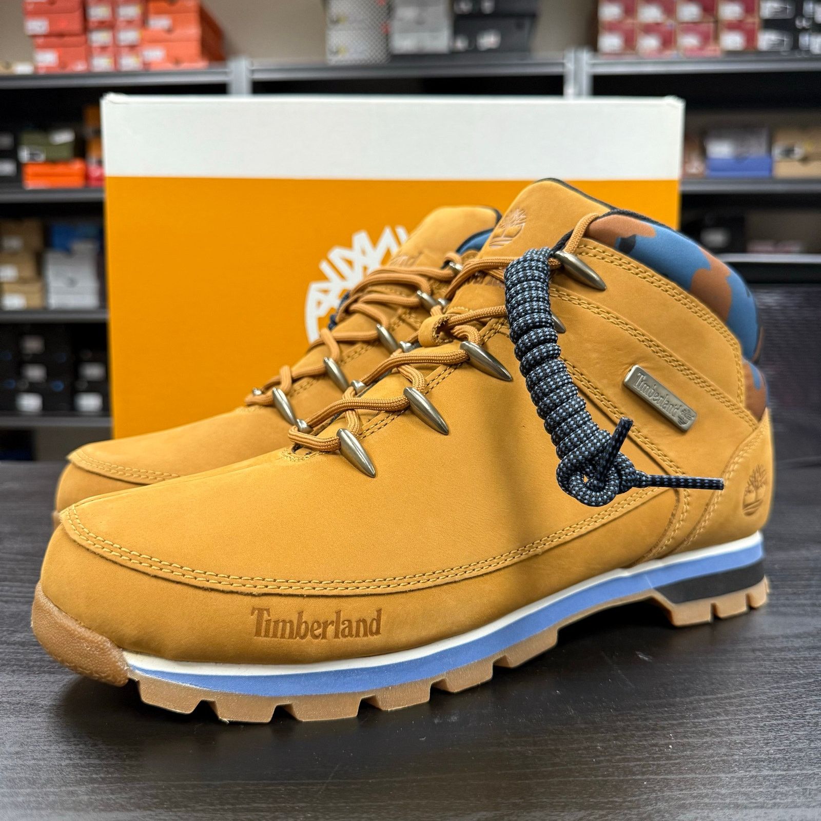 Timberland TIMBERLAND MEN'S 12 EURO SPRINT HIKER MID NUBUCK WHEAT A67FB Size US 12 / EU 45 - 1 Thumbnail