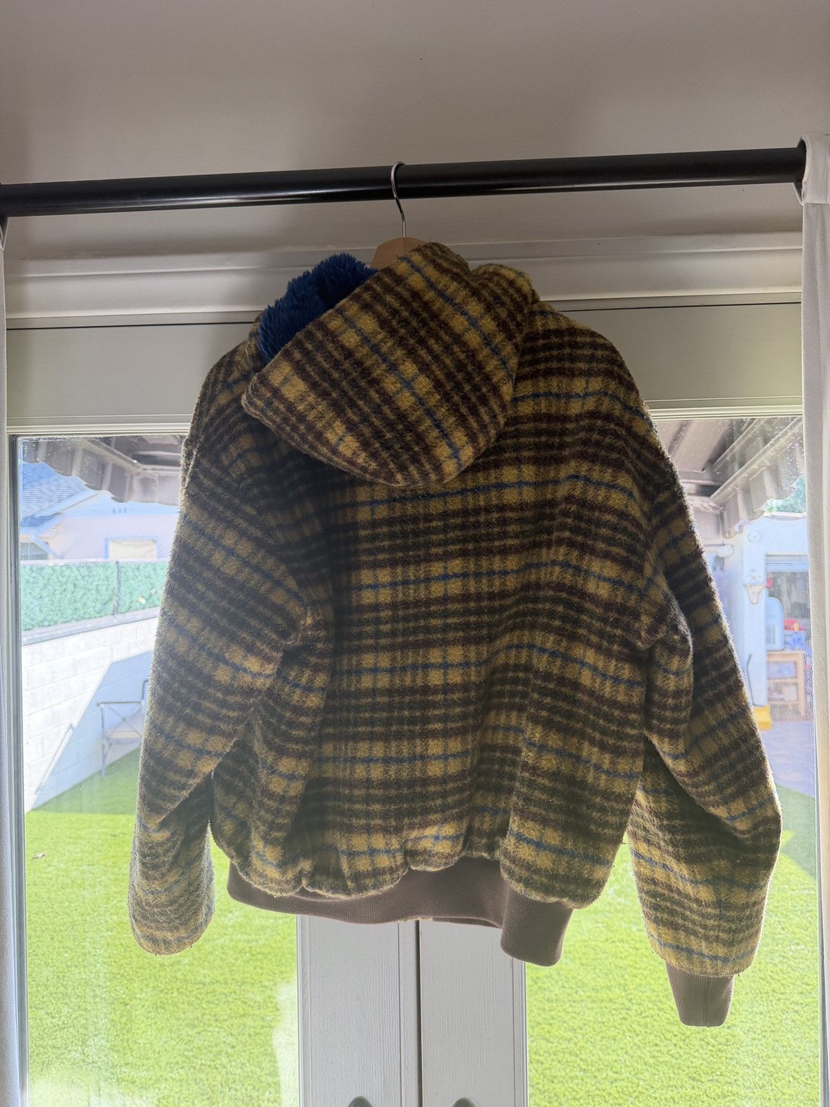 Supreme 2023 Supreme Plaid Wool Hooded Work Jacket Brown Size US S / EU 44-46 / 1 - 3 Thumbnail