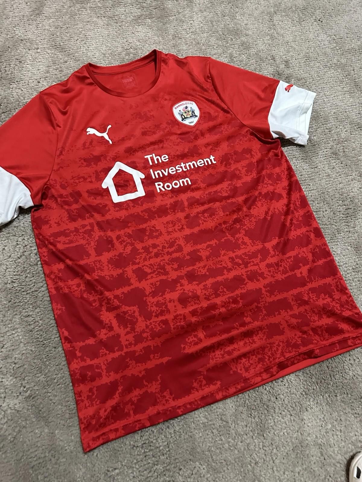 Puma BARNSLEY ENGLAND 2019/2020 AWAY FOOTBALL SHIRT JERSEY PUMA Size US XL / EU 56 / 4 - 2 Thumbnail