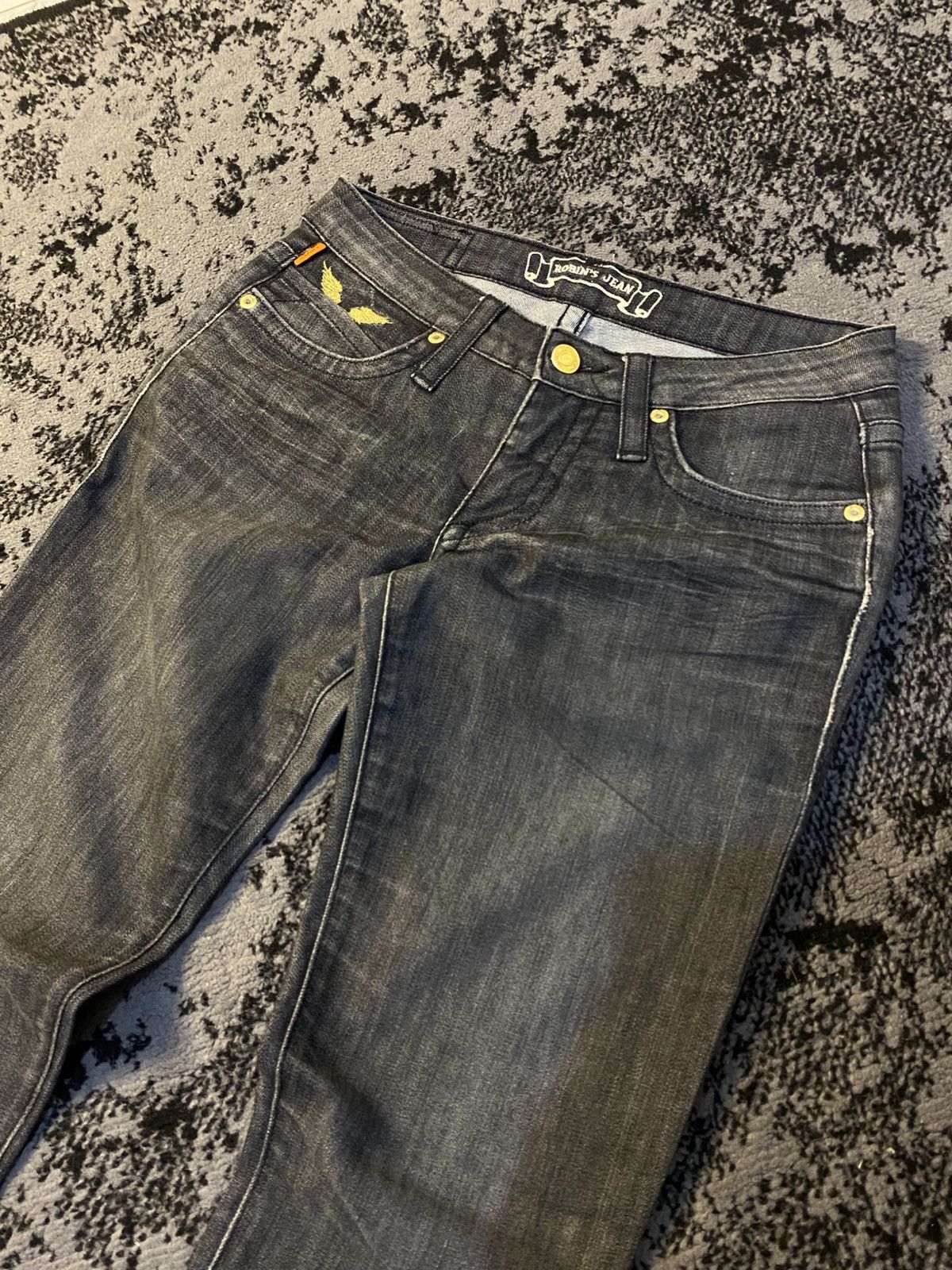 Robins Jeans Wings Studded Back Pocket Robin’s Jeans 🔥 Size 27" / US 4 / IT 40 - 7 Thumbnail