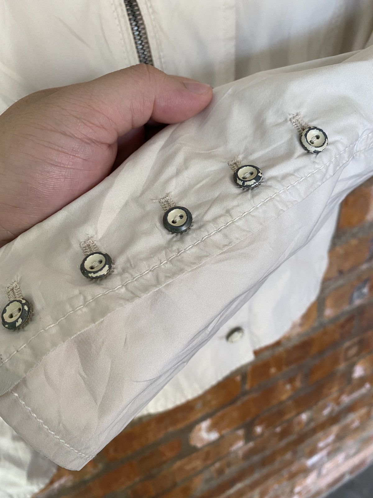 Ermanno Scervino × Ruffo Research 1990s Ermanno Scervino Center Zipper rider jacket Size S / US 4 / IT 40 - 11 Thumbnail