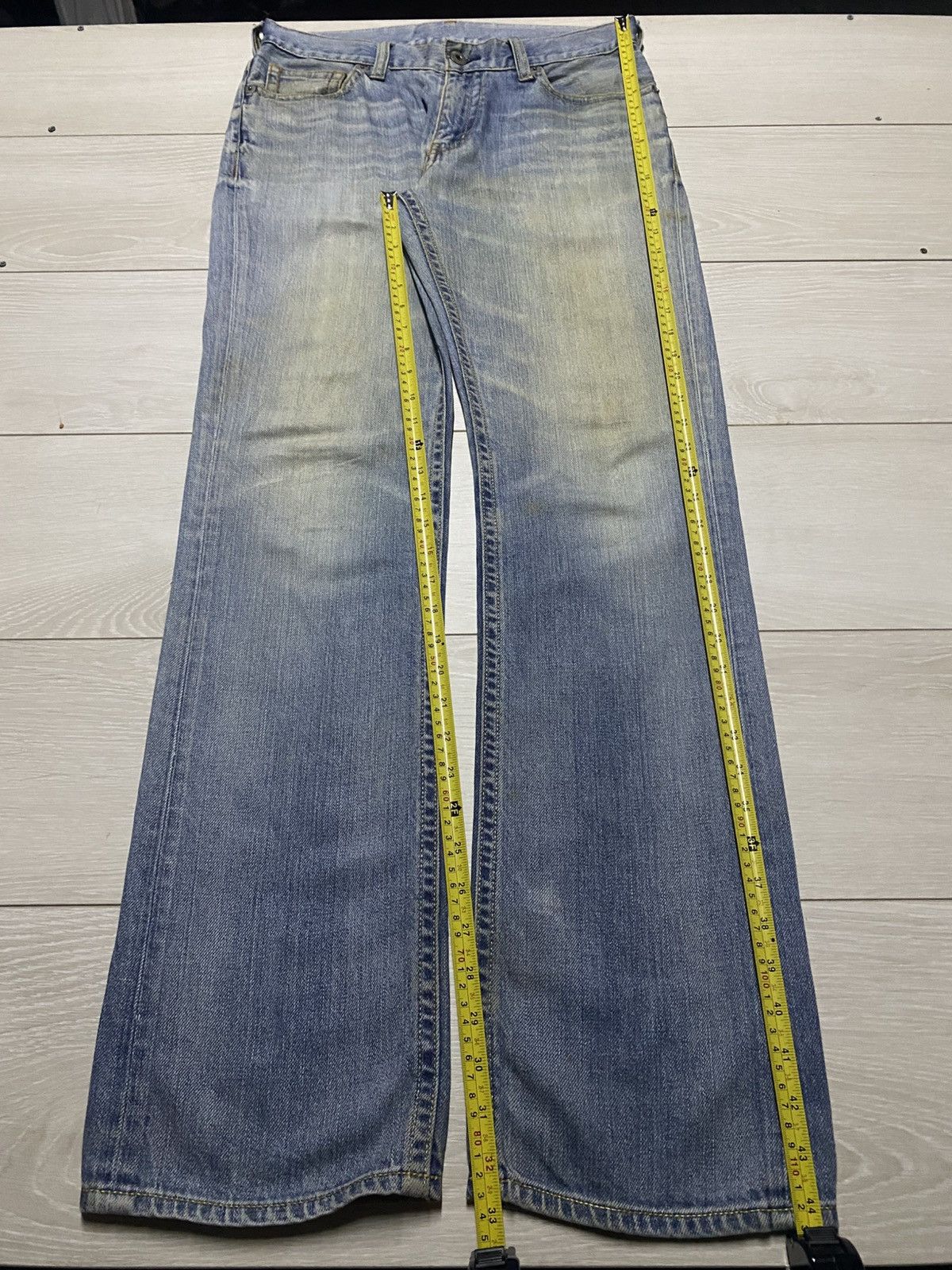 Uniqlo Vintage Uniqlo UJ Grunge Distressed Loose Jeans Size US 32 / EU 48 - 13 Thumbnail