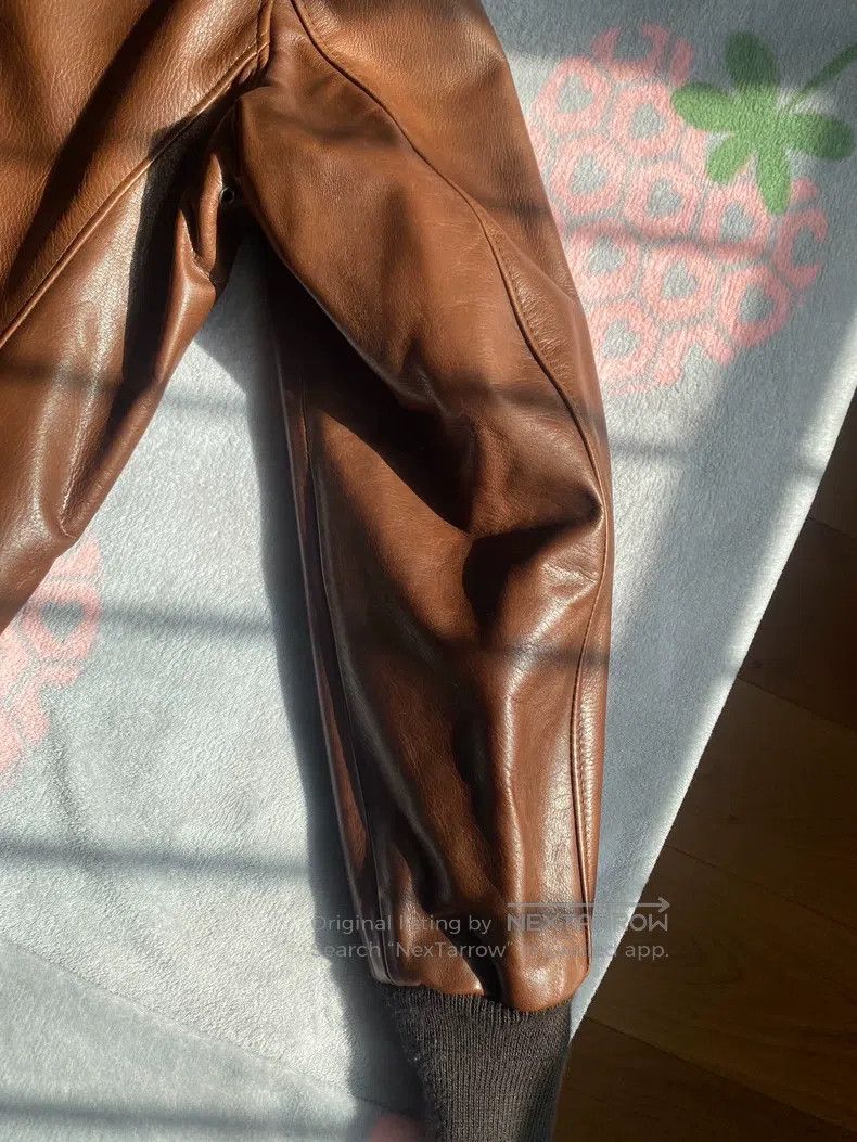 Schott Schott Calf leather limited edition slim fit flight jacket Size US L / EU 52-54 / 3 - 9 Thumbnail
