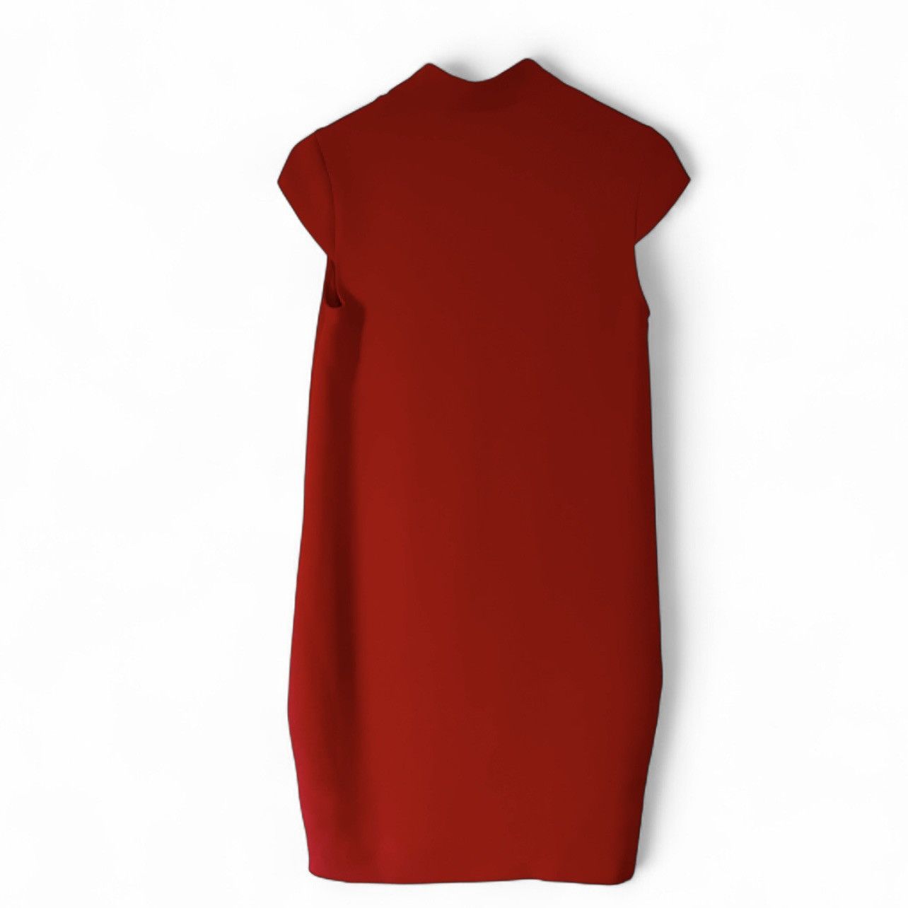 Whistles Whistles Red V-Neck Shift Dress – Size UK 6 / US 2 / EU 34 Size XS / US 0-2 / IT 36-38 - 2 Thumbnail