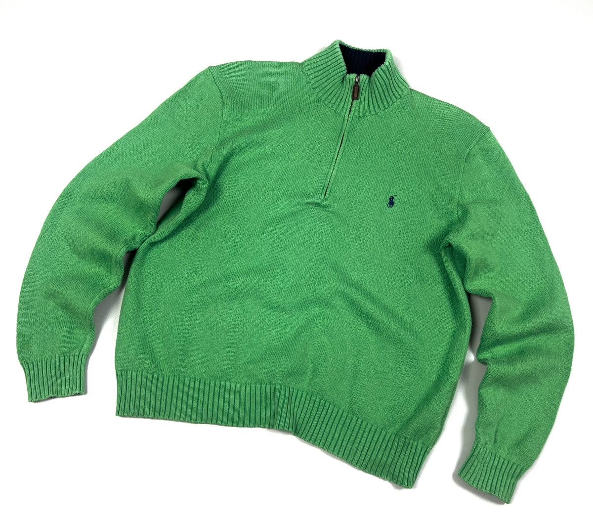Polo Ralph Lauren × Ralph Lauren × Vintage Vintage Polo Ralph Lauren 1/4 Zip Sweater Men’s Size L/XL Size US XL / EU 56 / 4 - 2 Thumbnail