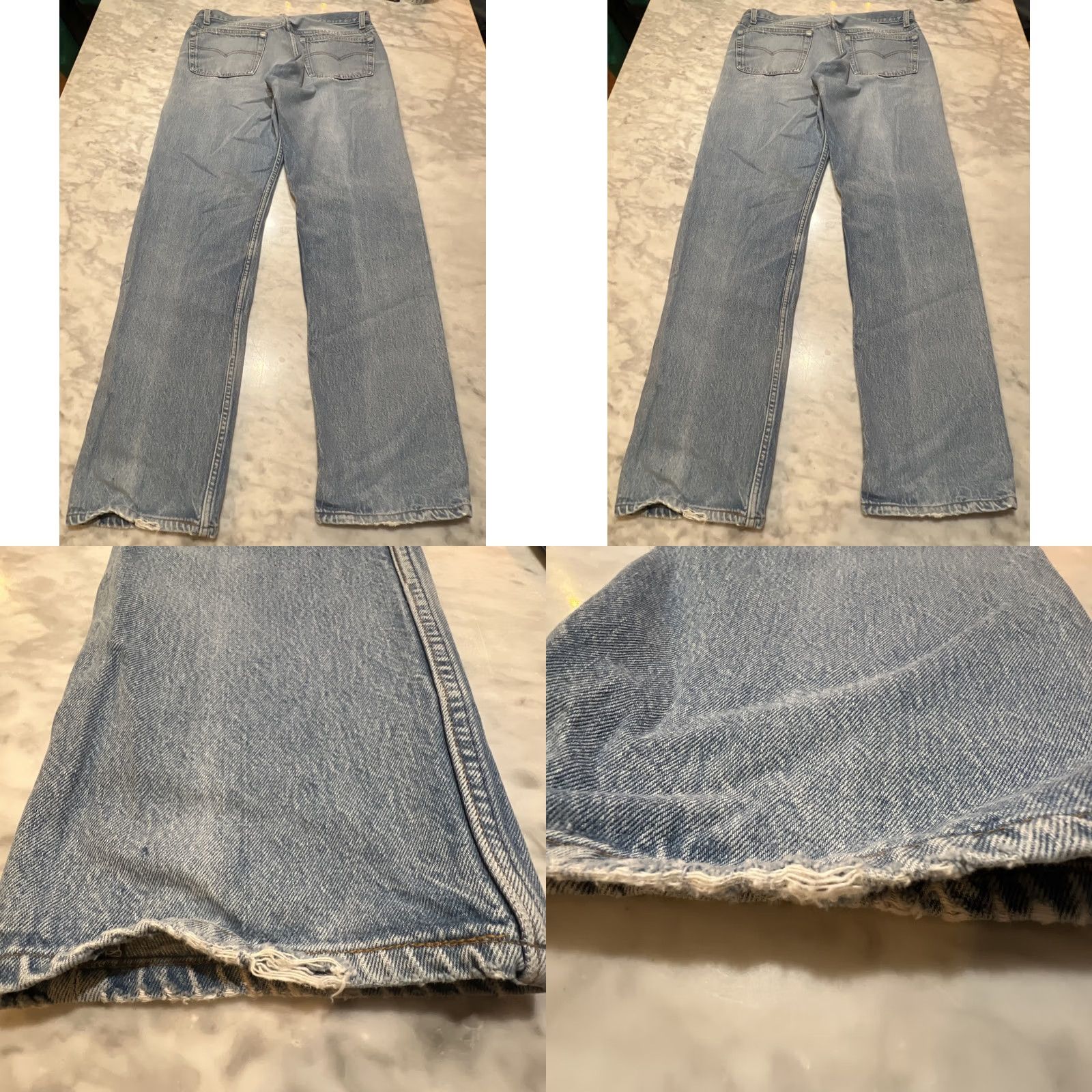 Vintage VINTAGE LEVIS 501 Jeans Original Fit Button Fly Measure 36x32 Size 38x34 USA Men Size US 36 / EU 52 - 8 Thumbnail