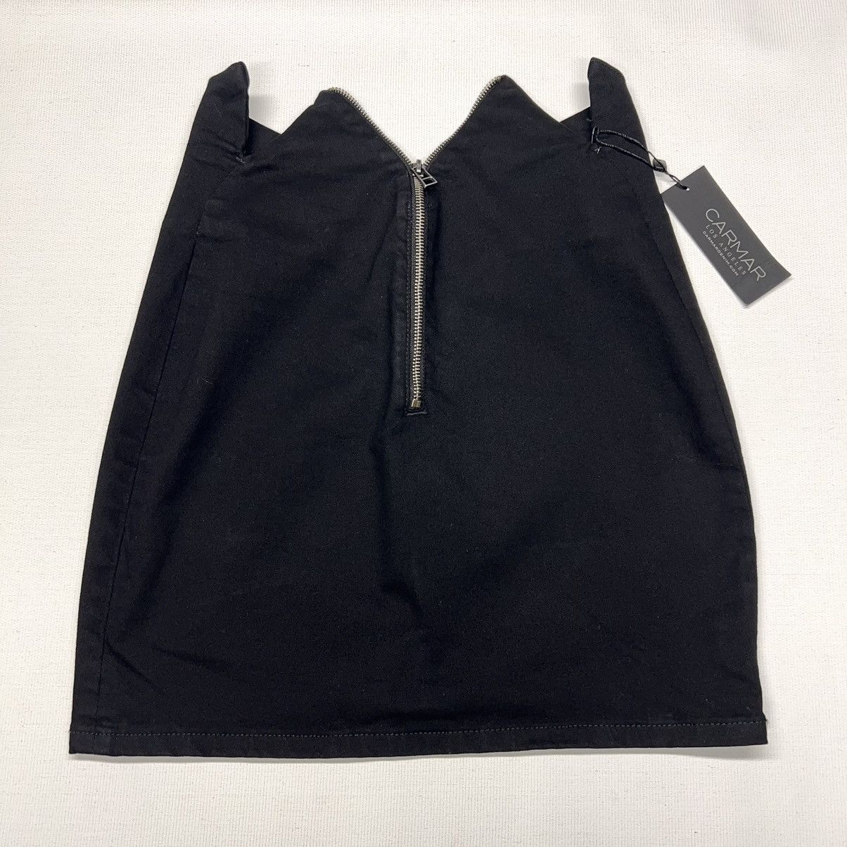Other New Carmar Toby Skirt Black Zip Mini Stretch $178 MSRP Size 27" / US 4 / IT 40 - 1 Thumbnail
