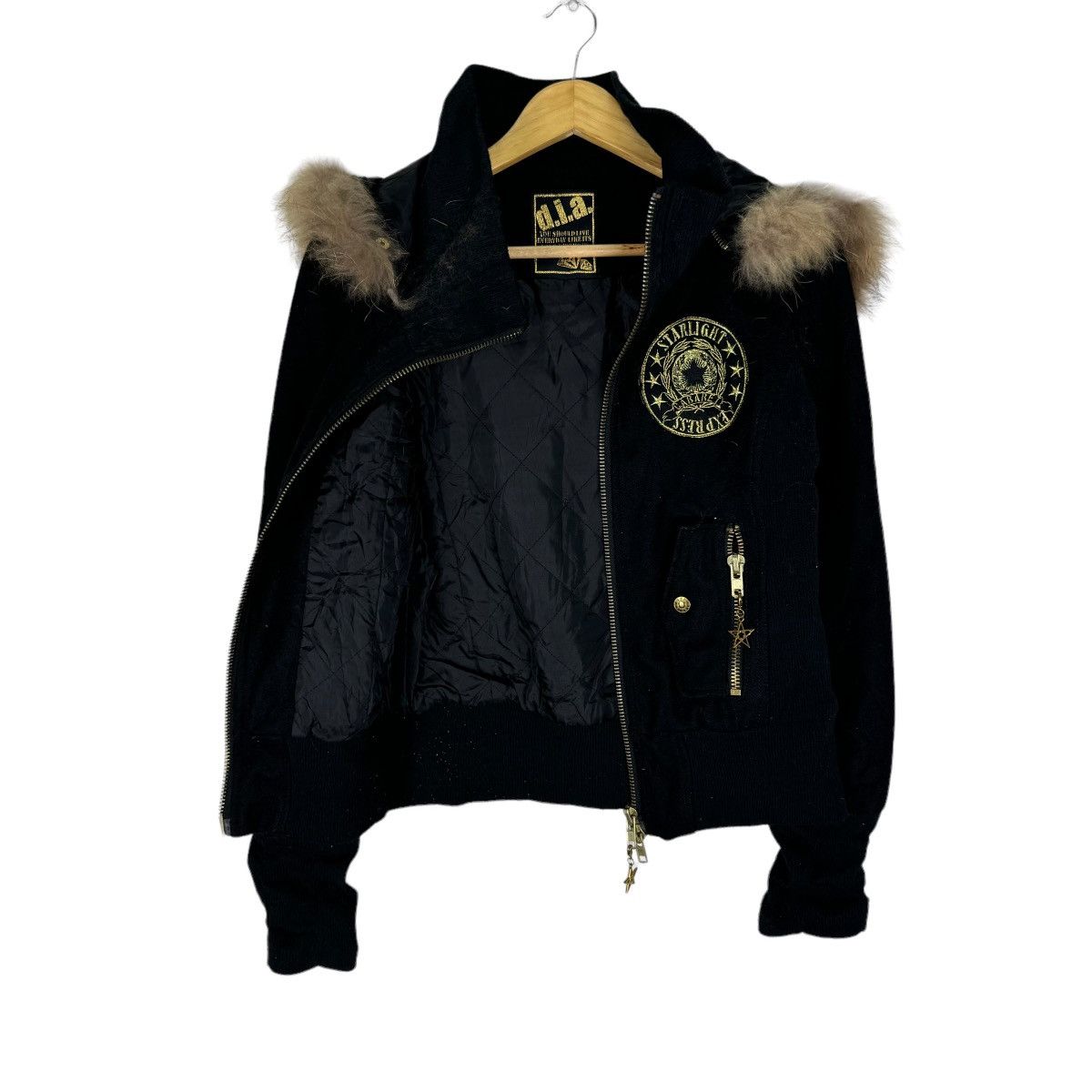 If Six Was Nine ☀️D.I.A STARLIGHT FUR RACCOON HOODIE ZIPPER JACKET Size S / US 4 / IT 40 - 11 Thumbnail