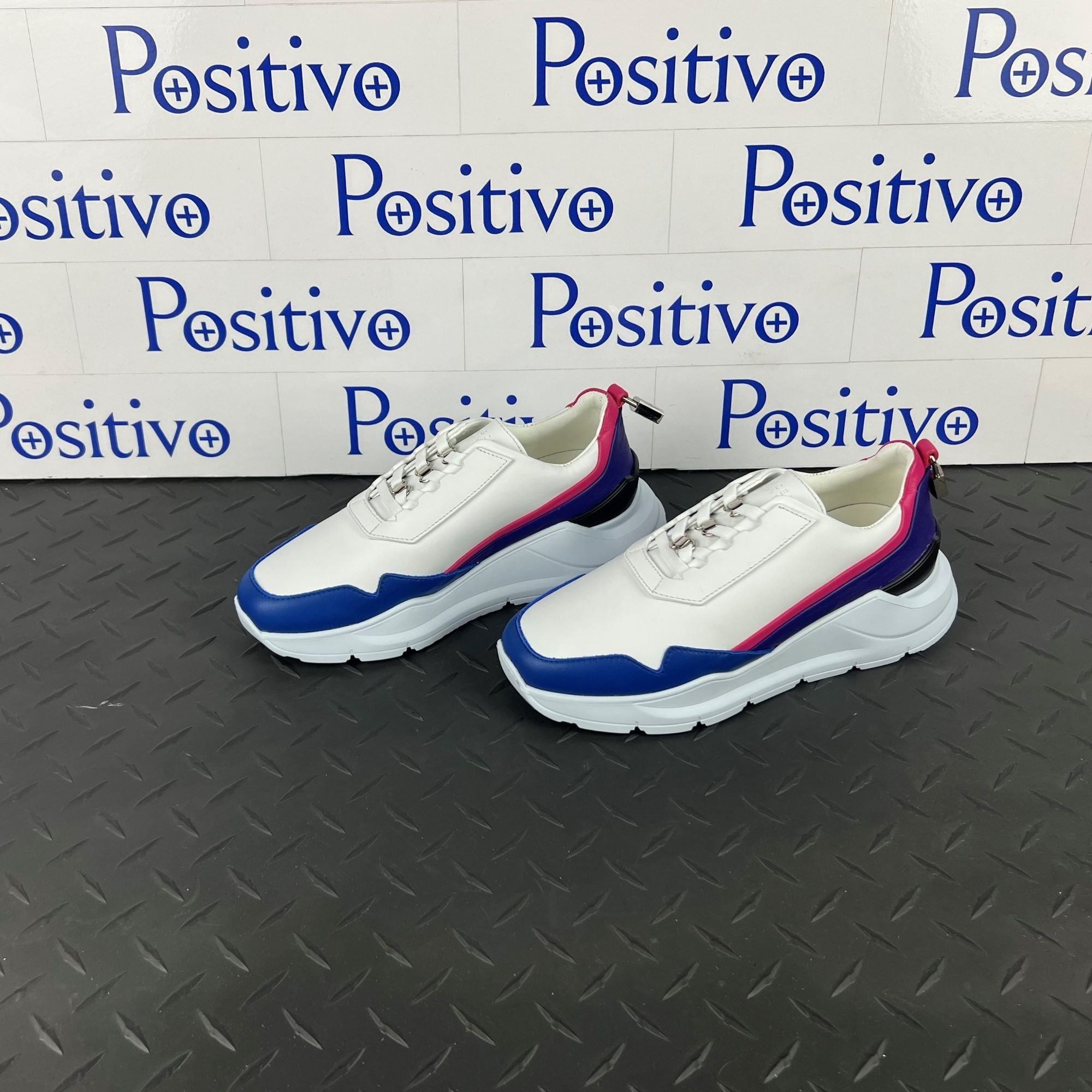 Buscemi Buscemi Strada Purple Trio Leather Sneakers US 7 EU 37 Size US 7 / IT 37 - 2 Thumbnail