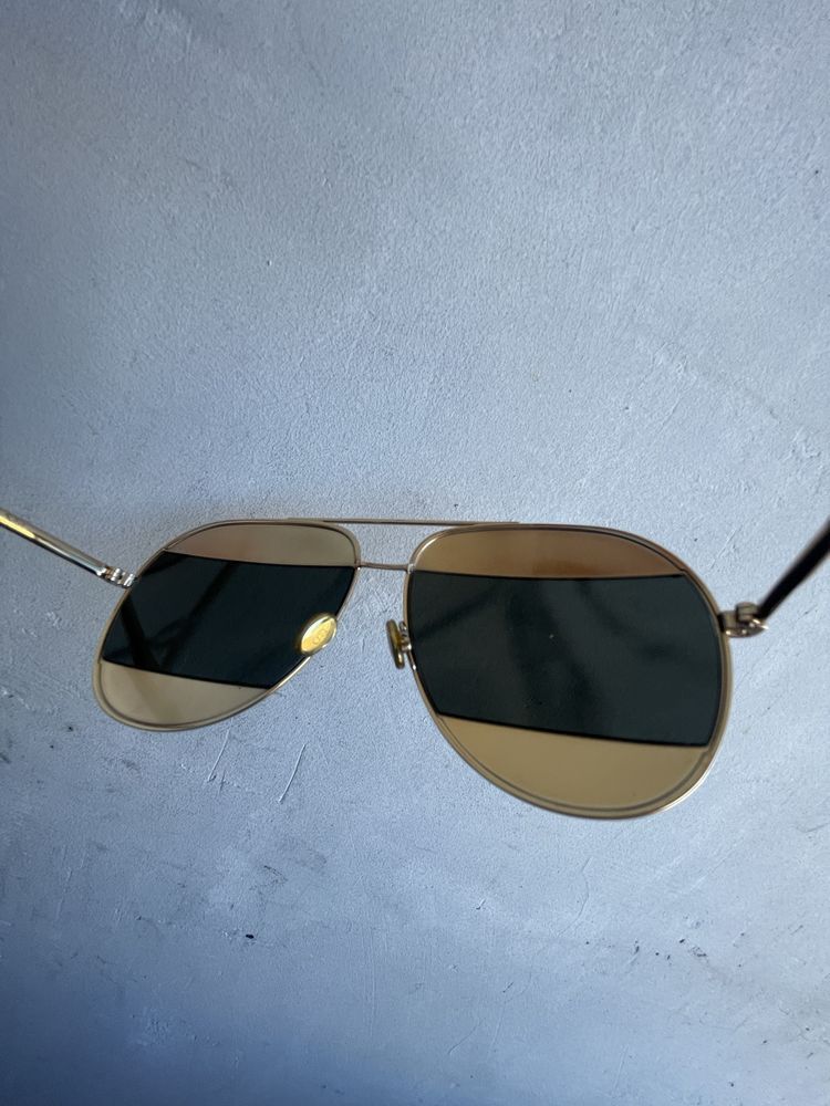 Christian Dior Aviator Split Sunglasses