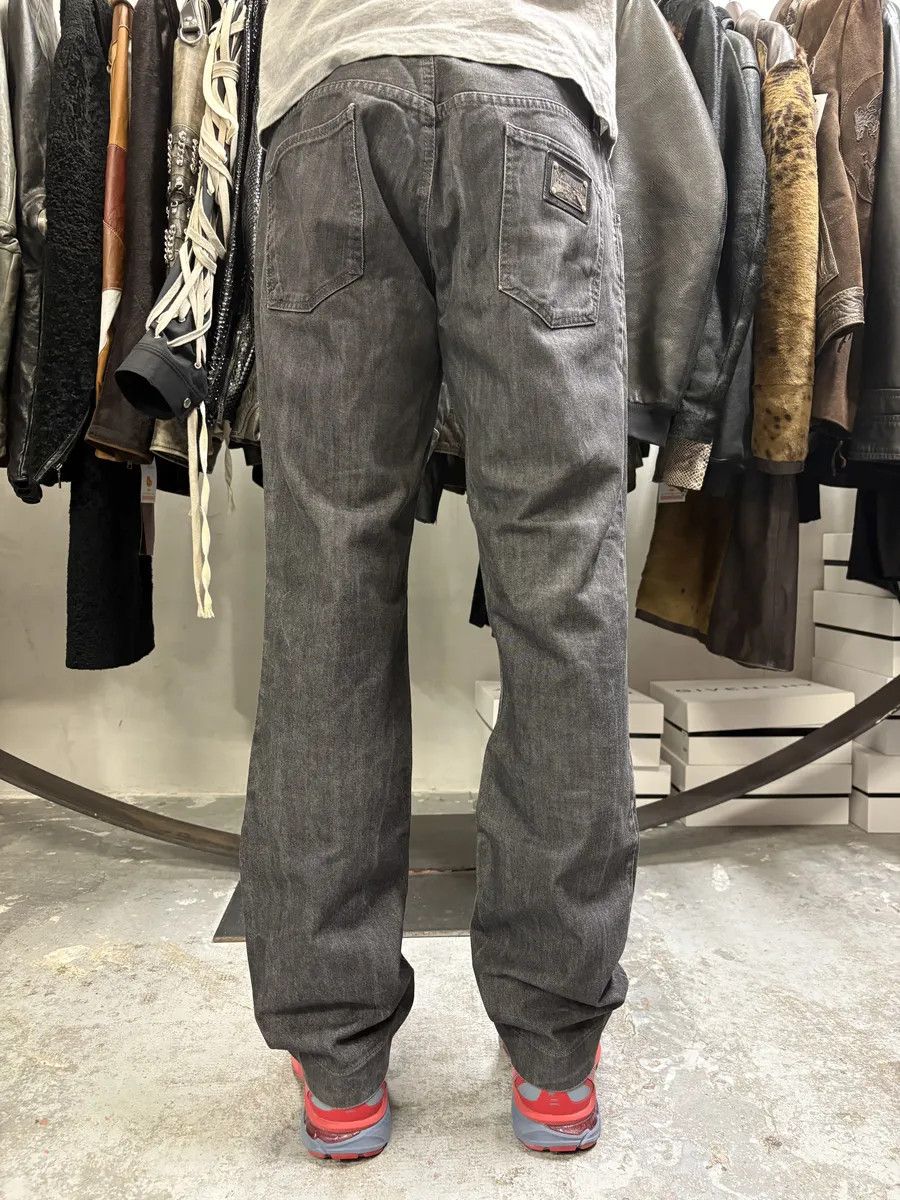 Designer × Dolce & Gabbana × Vintage 2000s Dolce & Gabbana Grey Raw Straight Denim Jeans Size US 34 / EU 50 - 3 Thumbnail
