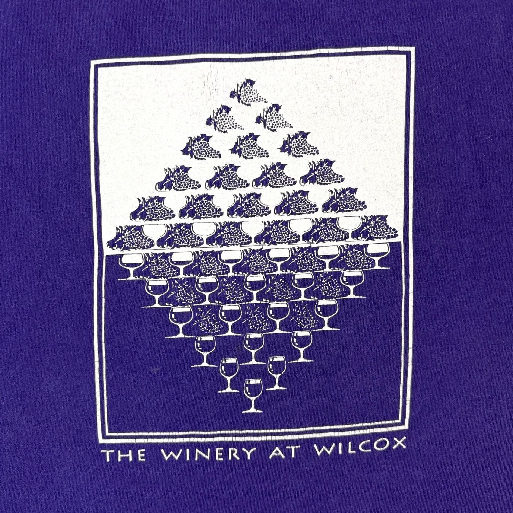 Gildan VINTAGE Gildan 2XL Purple The Winery At Wilcox Graphic Tee Mens Short Sleeve T-Shirt Size US XXL / EU 58 / 5 - 2 Thumbnail