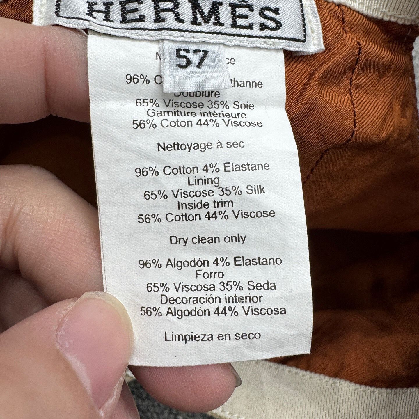 Hermes hermes embroidered letter baseball cap Size ONE SIZE - 6 Thumbnail