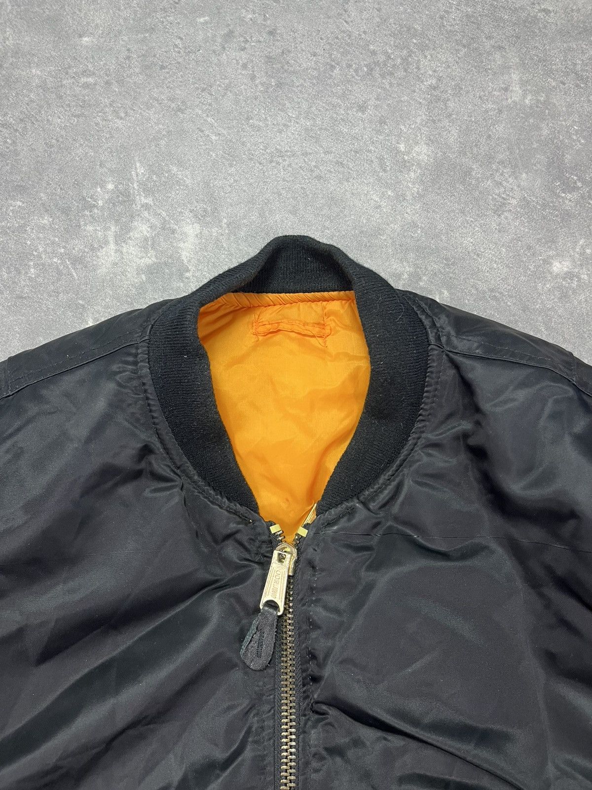 Japanese Brand Canyon Rock Vintage Black MA-1 Bomber Jacket XXL Baggy Size US XXL / EU 58 / 5 - 9 Thumbnail