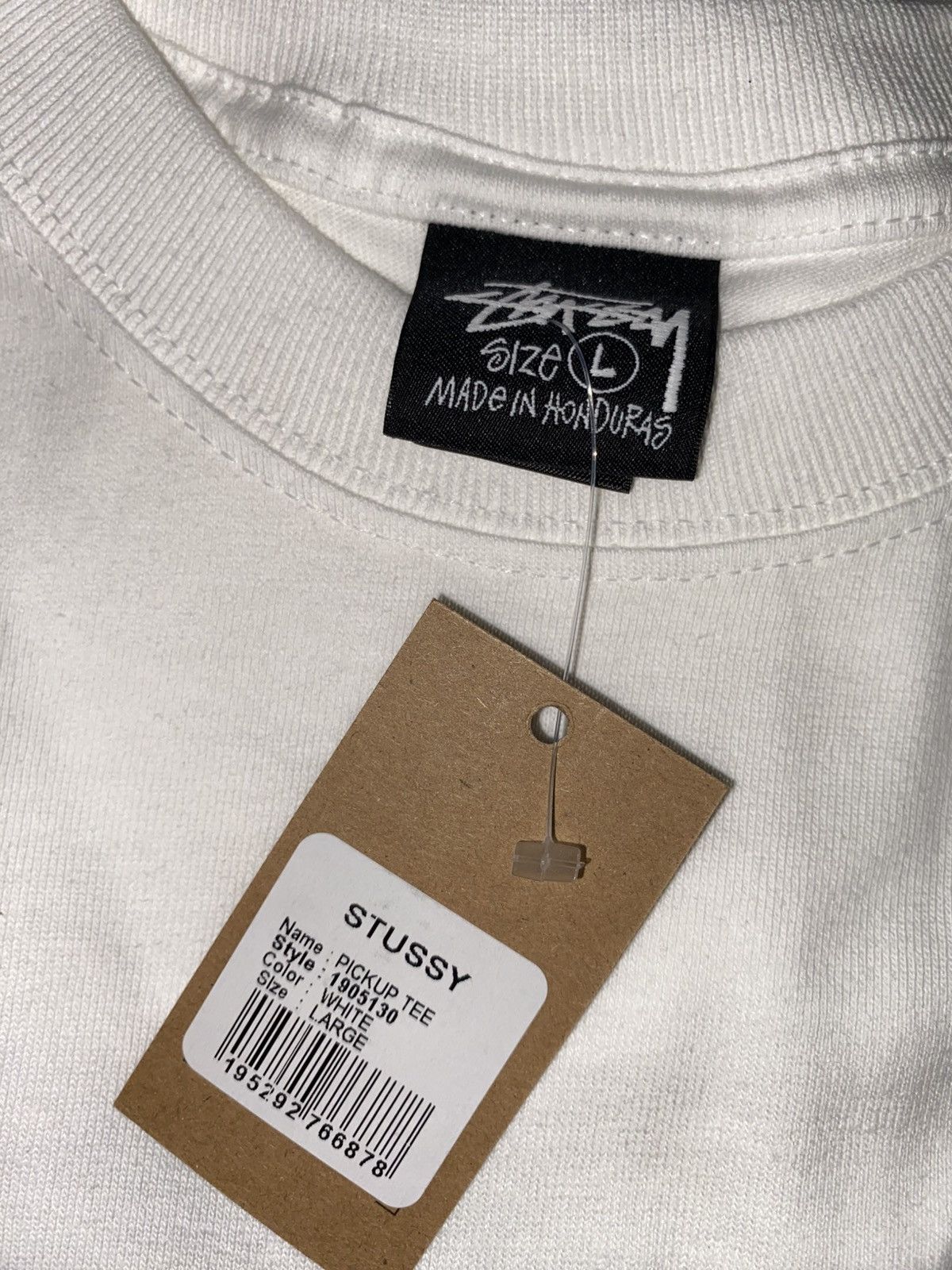 Stussy Stussy Pickup Tee White Size US L / EU 52-54 / 3 - 3 Thumbnail