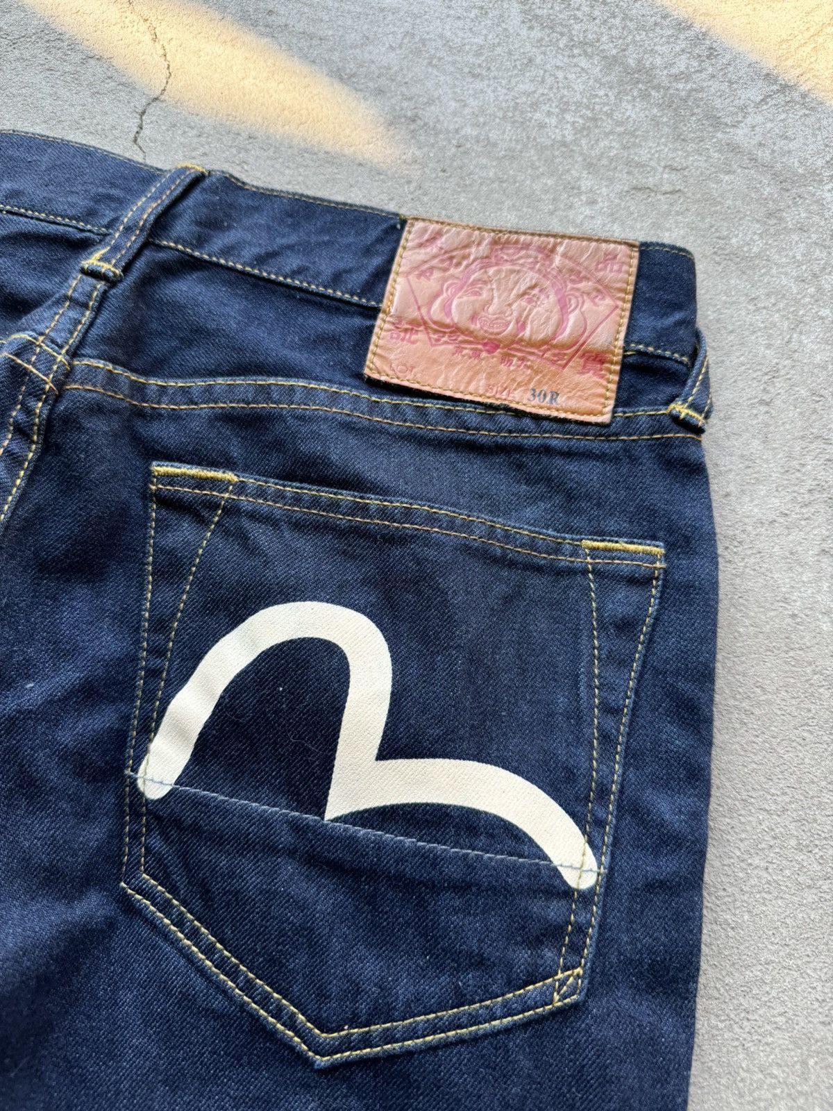 Evisu × Japanese Brand Evisu Denim Jeans Print Japan Style Y2K Size US 30 / EU 46 - 6 Thumbnail