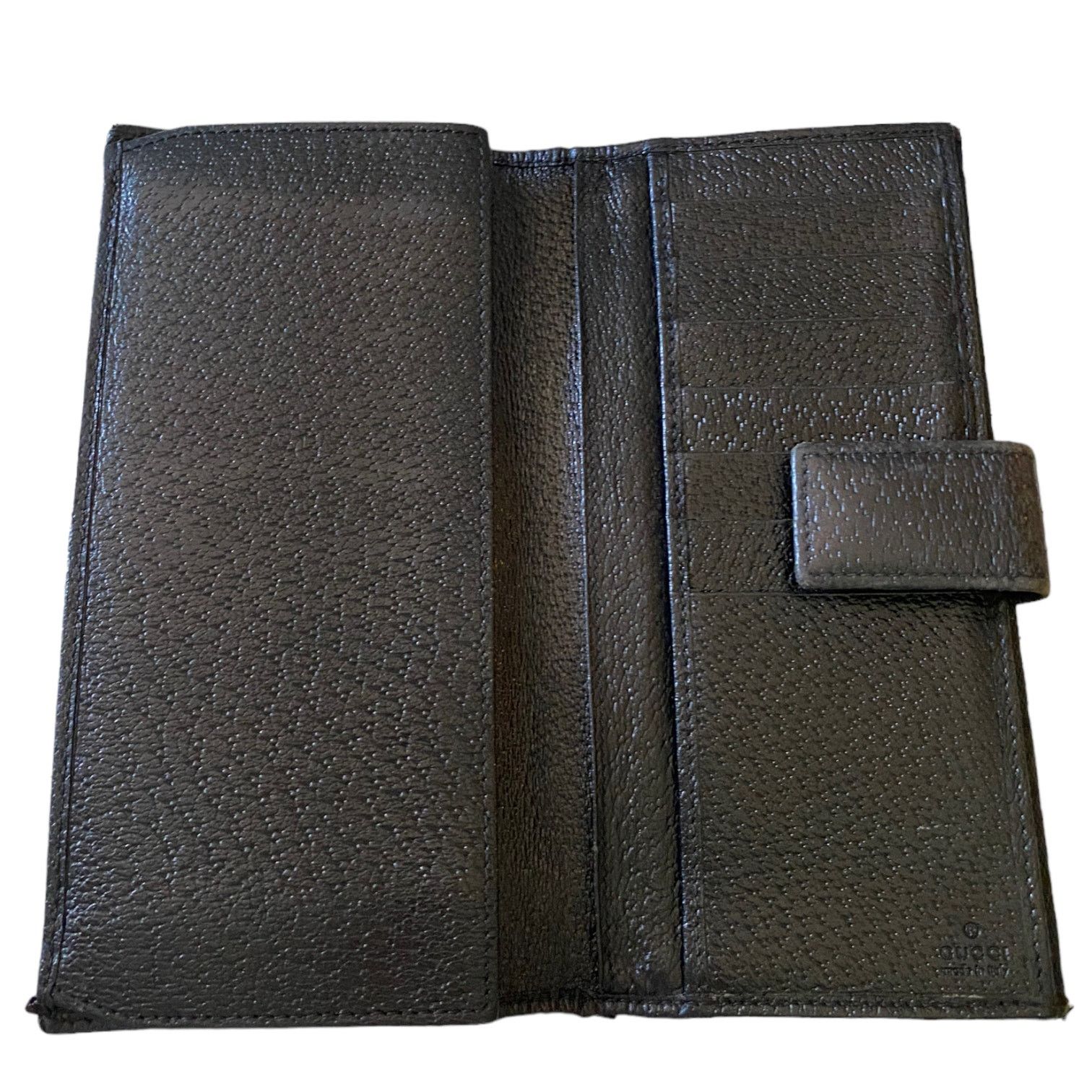 Gucci Gucci Black Authentic Monogram Canvas GG Snap Bifold Wallet Size ONE SIZE - 6 Thumbnail