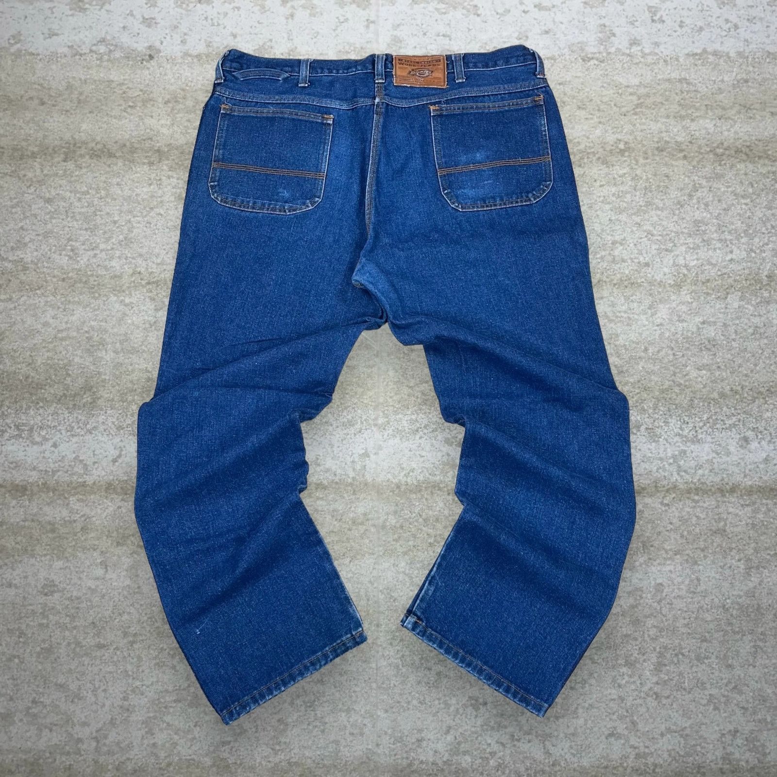 Dickies Vintage 90s Dickies Jeans 42x32 Relaxed Fit Dark Wash Denim Size US 42 / EU 58 - 1 Thumbnail