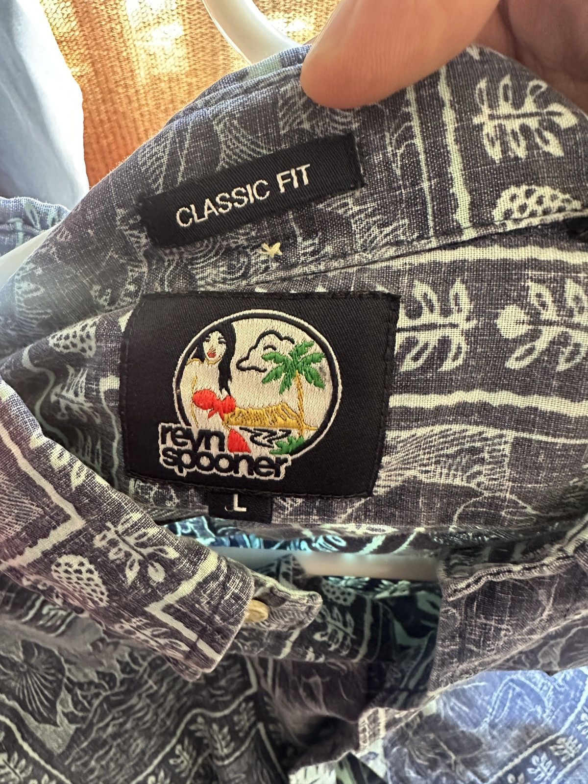 Reyn Spooner PreOwned Reyn Spooner Classic Blue Hawaiian PrintMen's Large Size US L / EU 52-54 / 3 - 4 Thumbnail