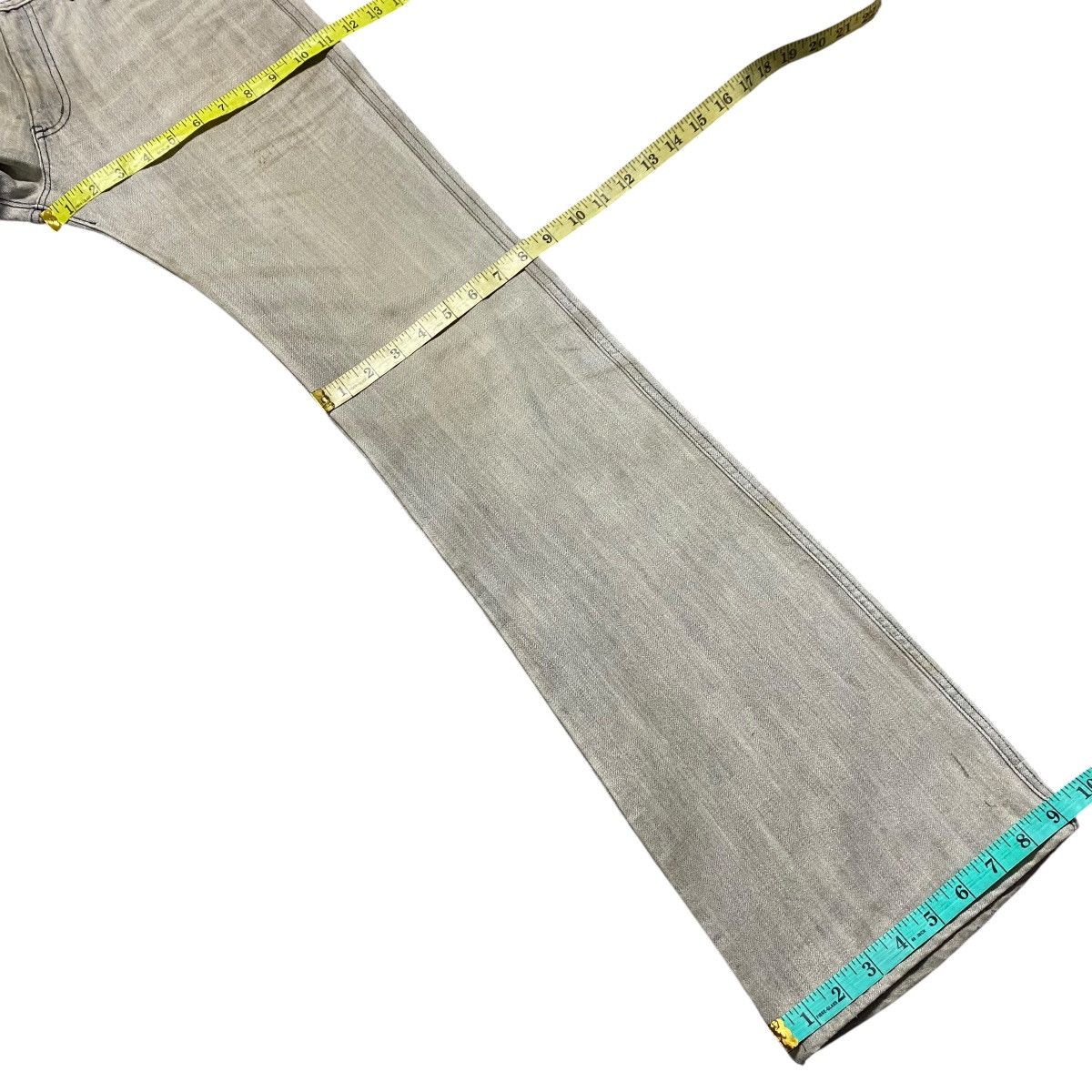 Le Grande Bleu (L.G.B.) Japanese RUPERT EDGE Mudwash Denim Flare Jeans Zipper Pocket Size US 31 - 18 Thumbnail