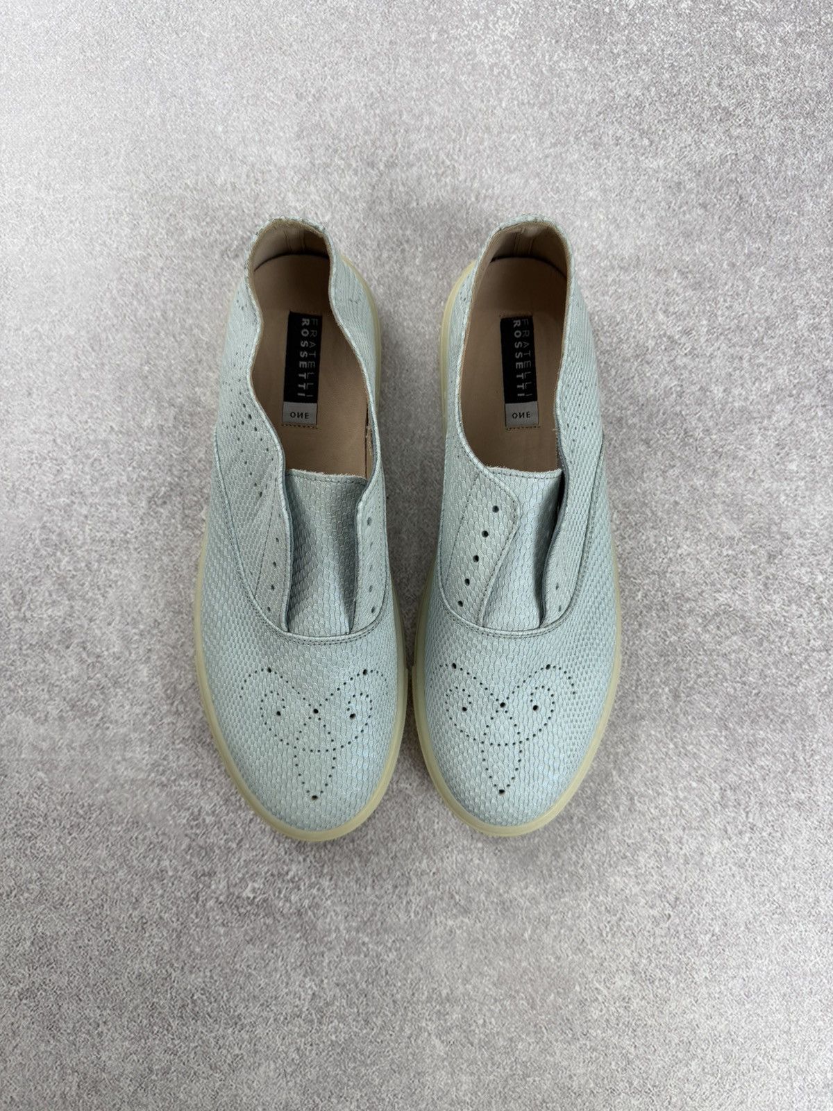 Fratelli Rossetti Frattelli Rossetti One Women’s Light Blue Leather Slip On Size US 9 / IT 39 - 2 Thumbnail