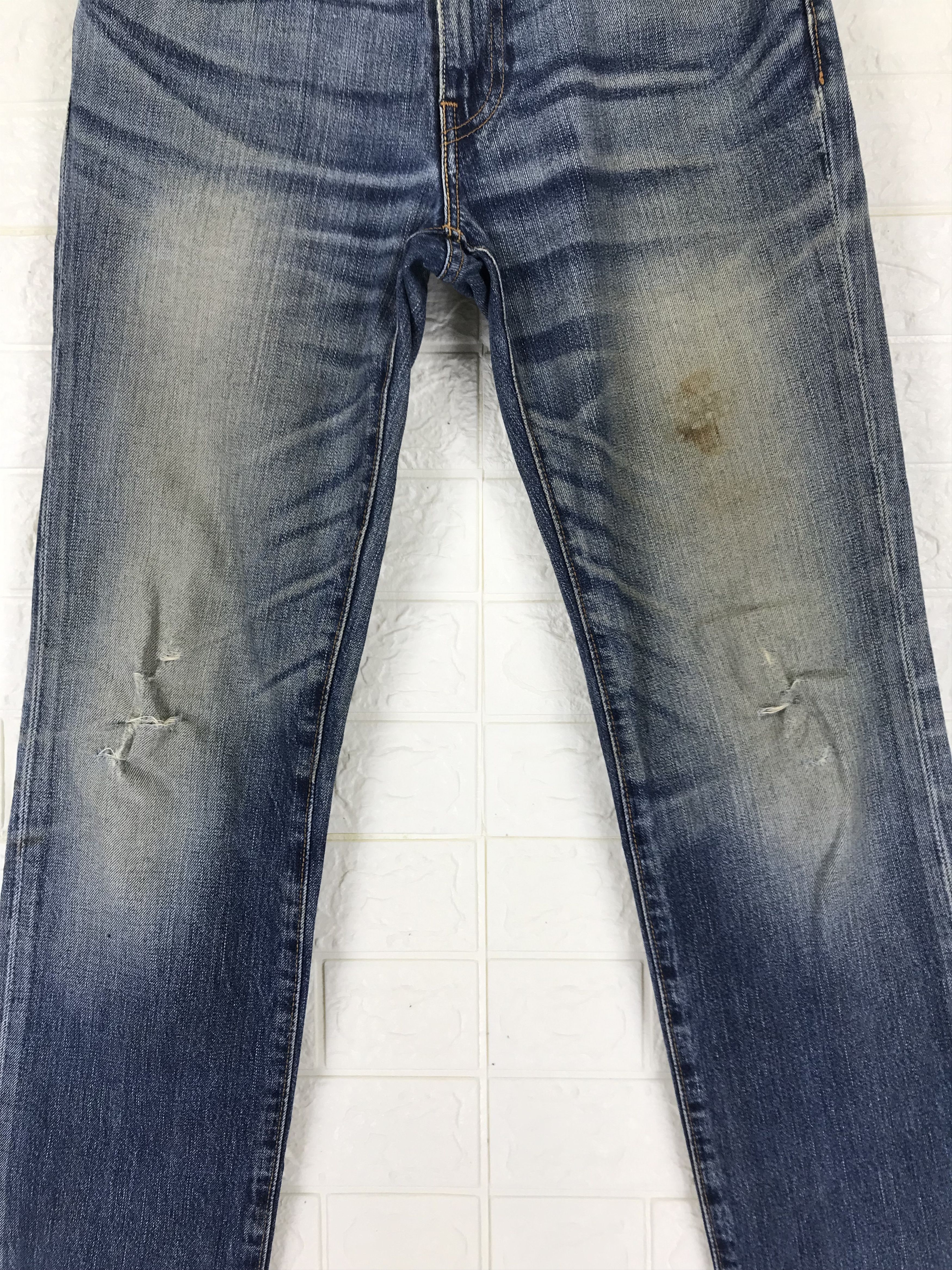 Levi's Vintage Levi's 502 Mud Wash Jeans Distressed Denim Size US 29 - 3 Thumbnail