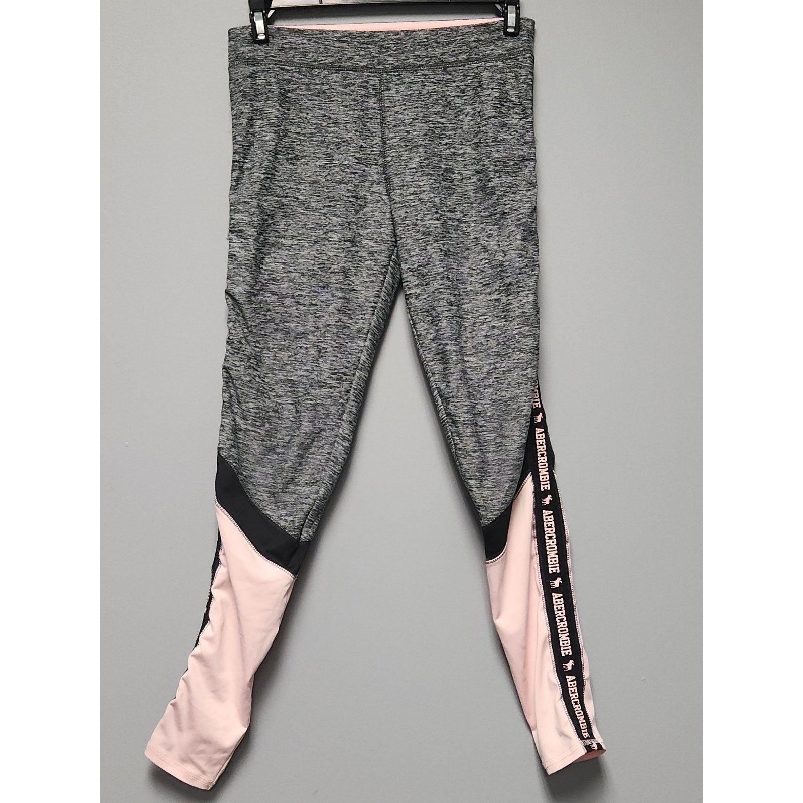 Abercrombie & Fitch Abercrombie Kids Leggings Girl's 13/14 NWOT Black Pink Size 36" / US 14 / IT 50 - 1 Thumbnail