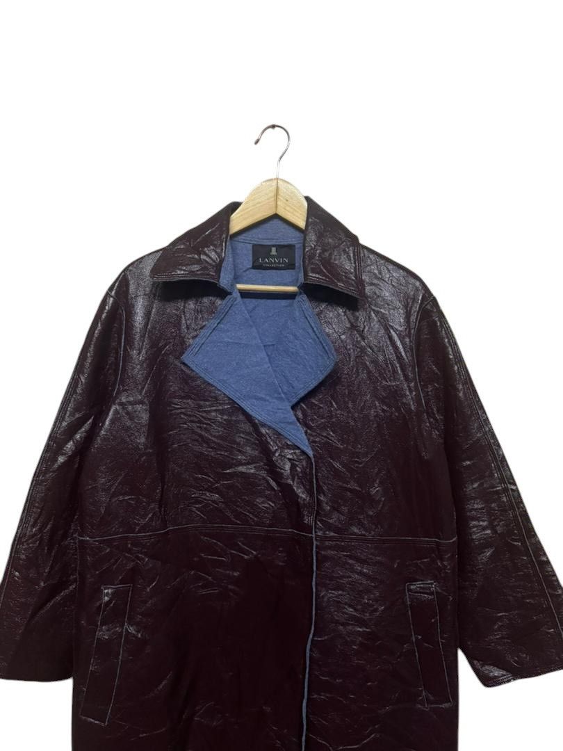 Lanvin Lanvin Collection Polyurethene Long Jacket Size US L / EU 52-54 / 3 - 4 Thumbnail
