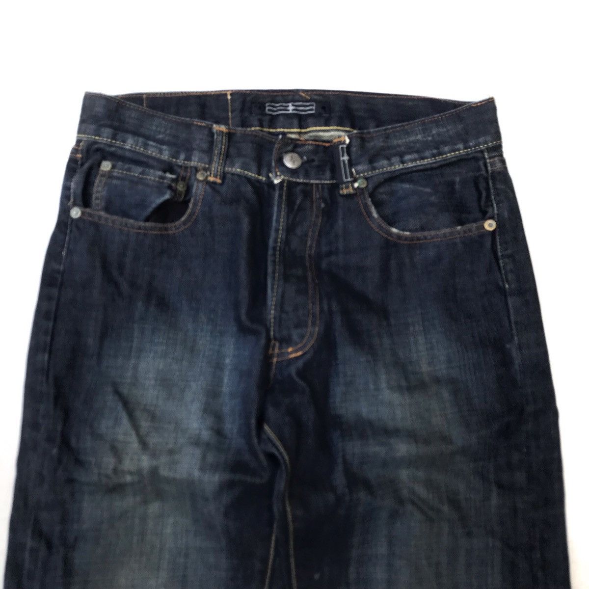 Massimo Osti × Stone Island Vintage Stone Island Denim jeans five pocket STONE ISLAND Size US 30 / EU 46 - 8 Thumbnail
