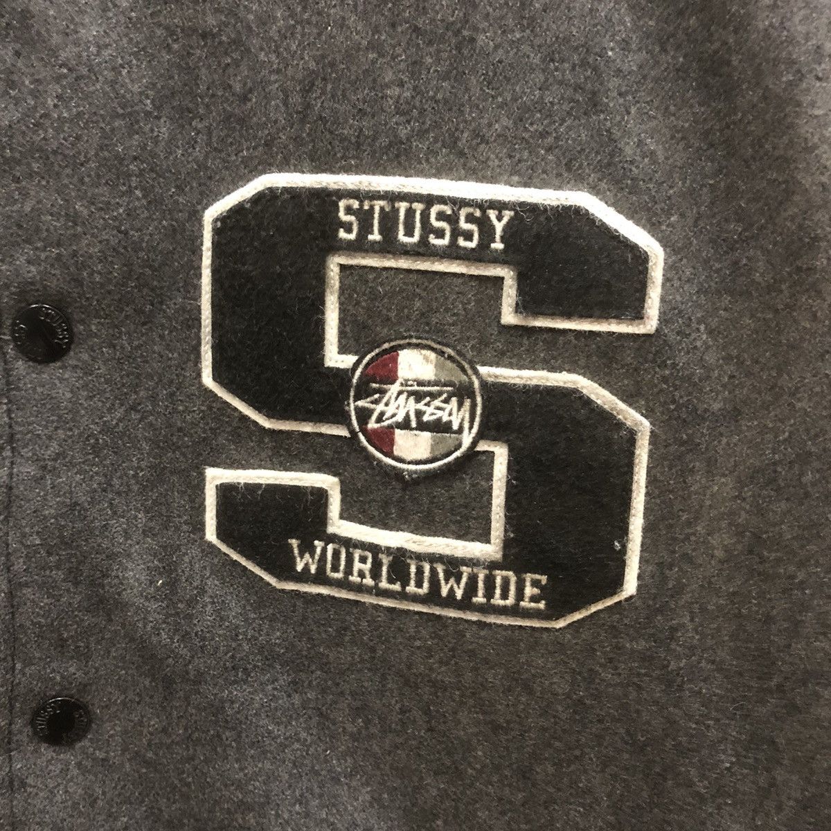 Stussy Vintage Stussy Wool Snap Button Jacket Size US M / EU 48-50 / 2 - 6 Thumbnail