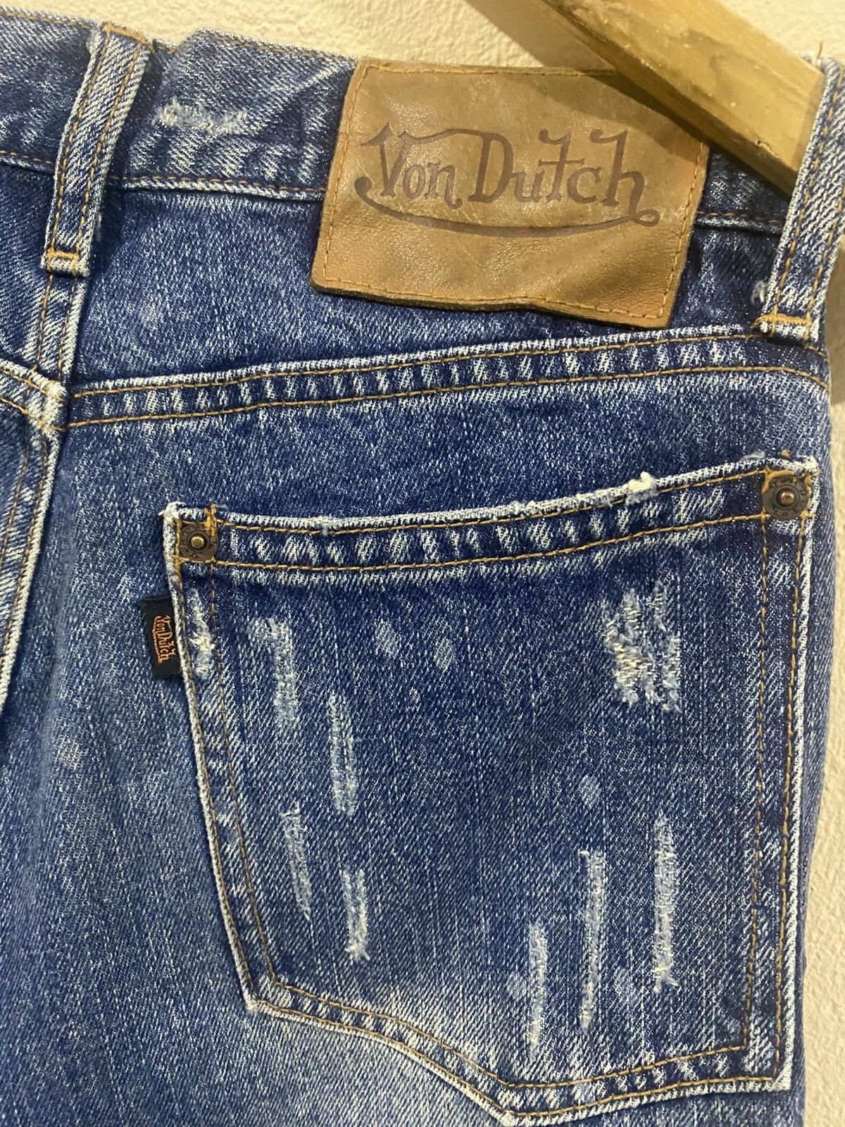Von Dutch Von Dutch 2000s Patch Distressed Design Denim Size US 30 / EU 46 - 11 Thumbnail