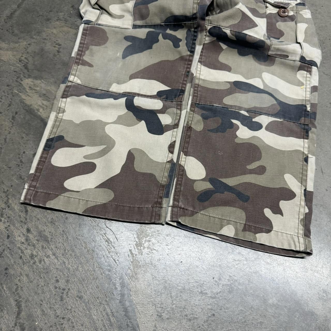 Vintage Vintage 90s Faded Military Sand Camo Cargo Pants Size 22" - 3 Thumbnail