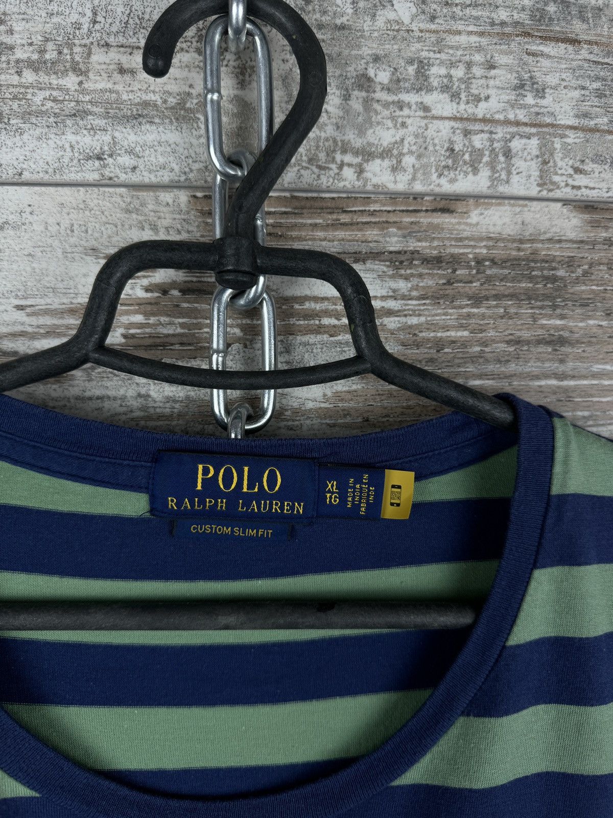 Polo Ralph Lauren × Vintage Mens Vintage Polo Ralph Lauren striped tee streetwear y2k Size US XL / EU 56 / 4 - 3 Thumbnail