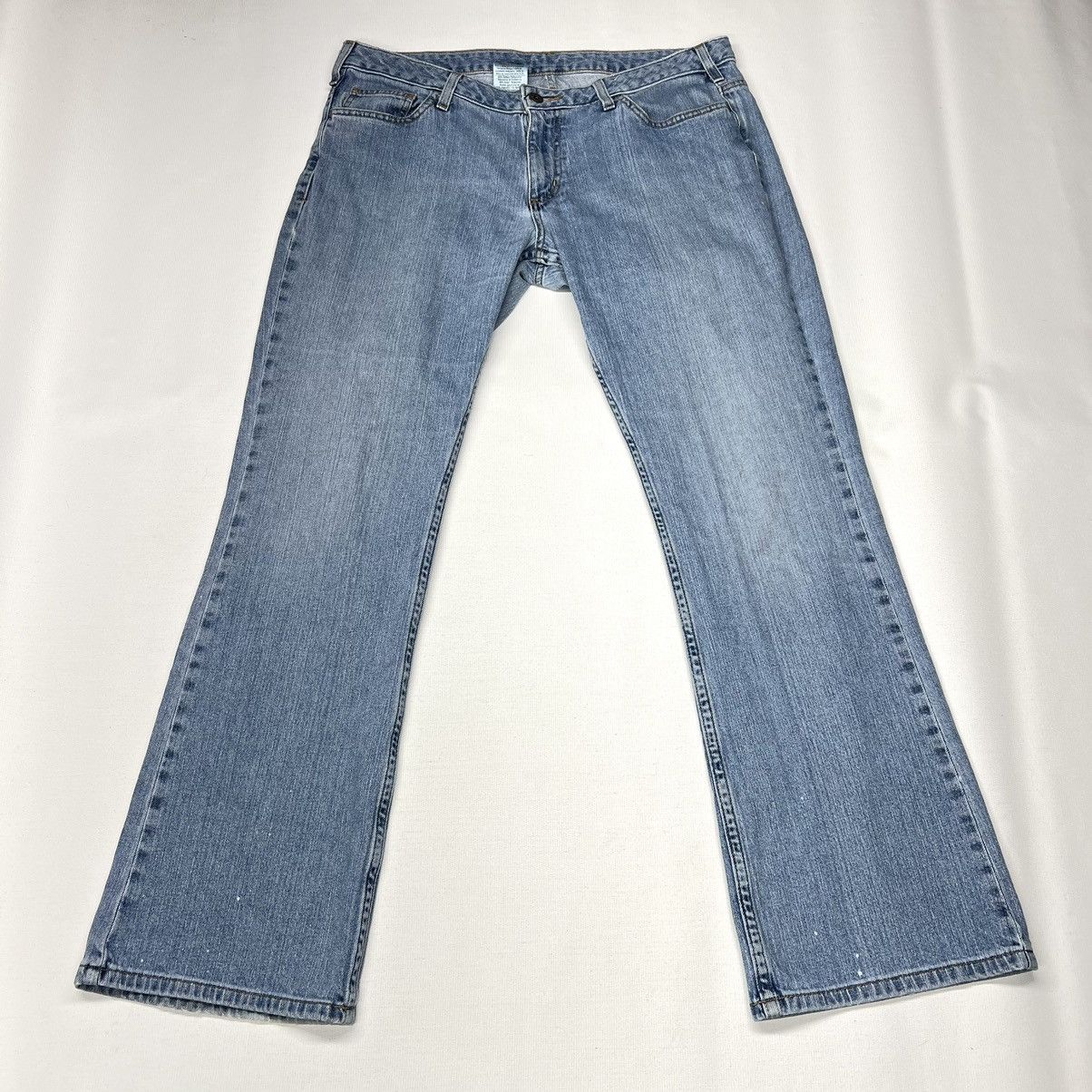Carhartt Carhartt Jeans 14X32 Curvy Fit Blue Denim Washed Faded Worn Size 36" / US 14 / IT 50 - 1 Thumbnail