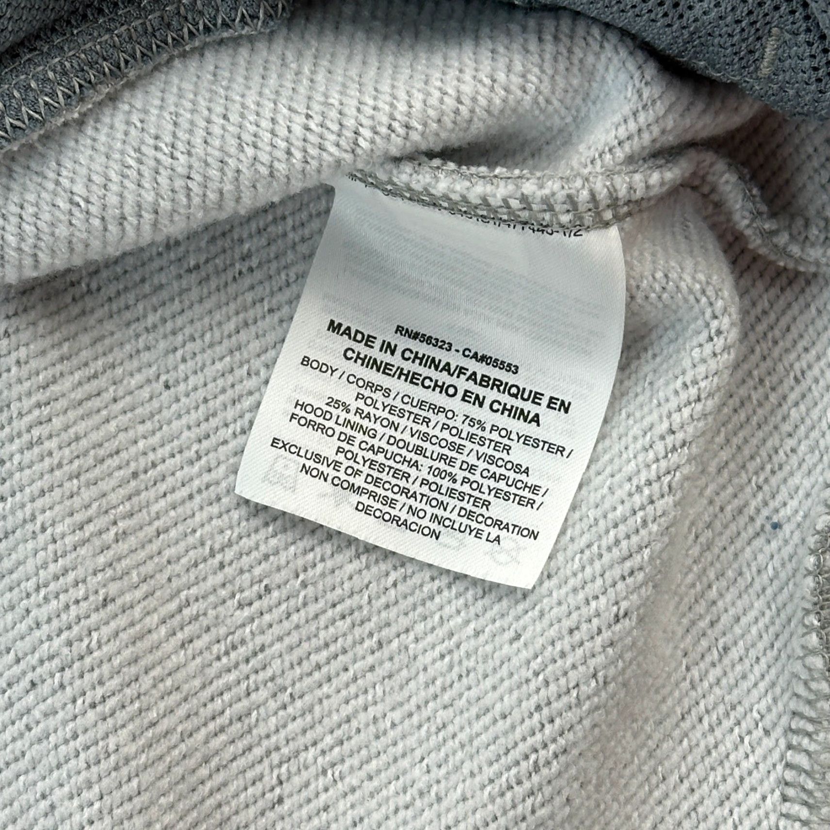 Nike Nike Hoodie Women's XL Gray Dri-Fit Full Zip Swoosh Activewear Size XL / US 12-14 / IT 48-50 - 5 Thumbnail