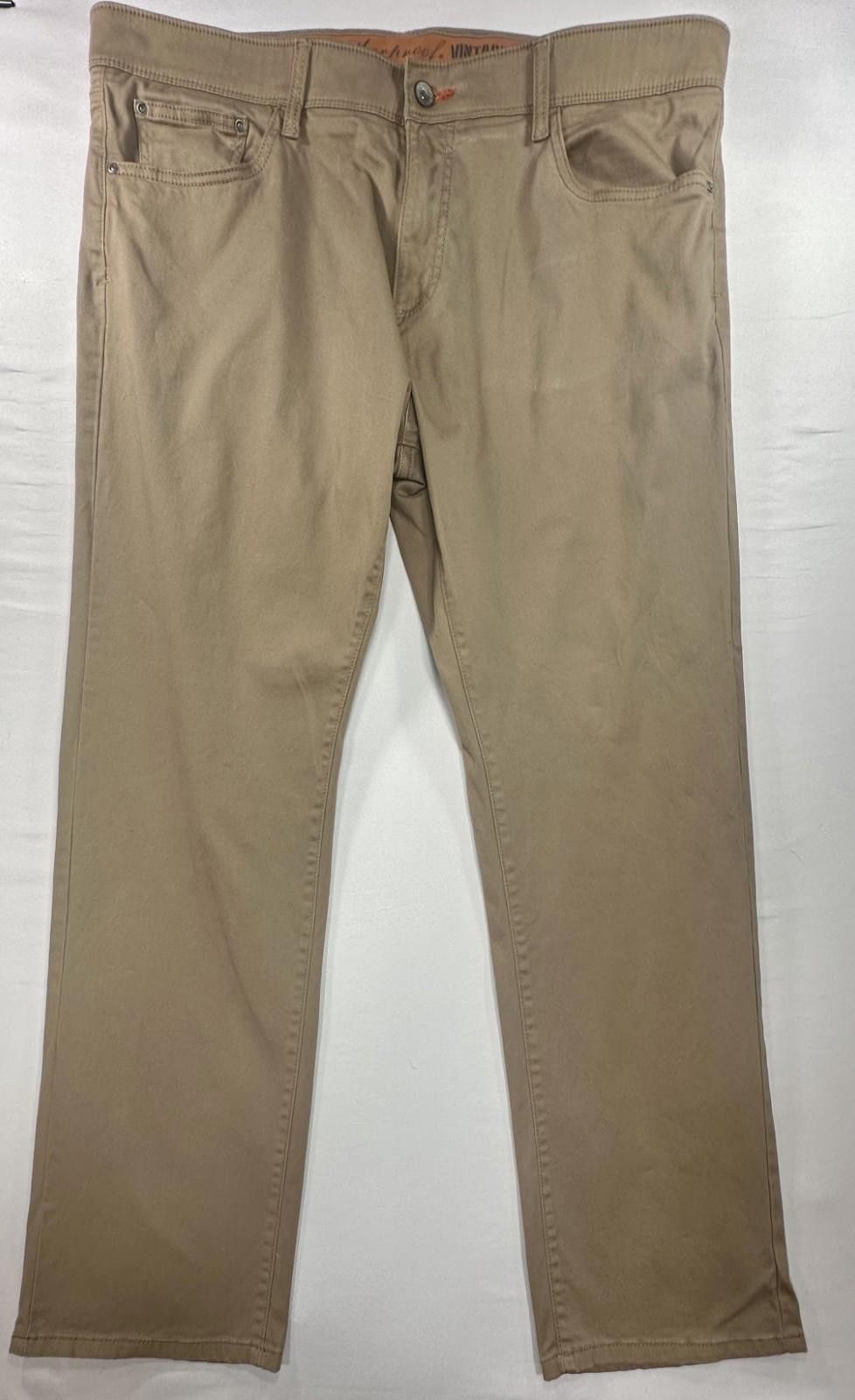 Weatherproof Weatherproof Vintage Cotton Straight Chinos Brown Mens 40/32 Size US 40 / EU 56 - 1 Thumbnail
