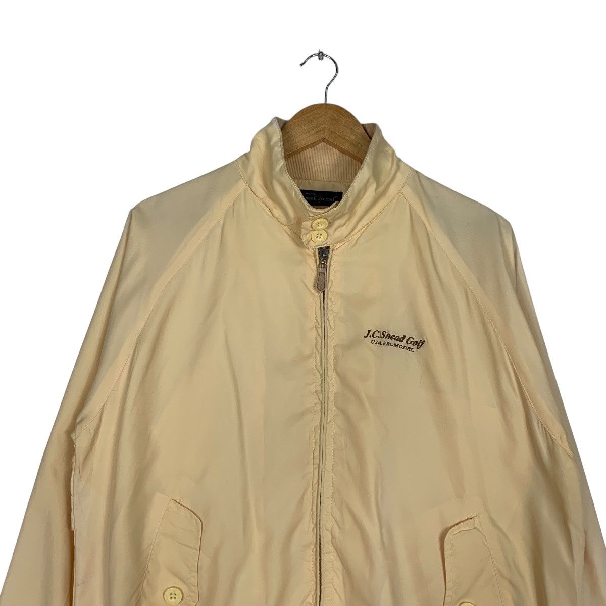 Vintage JESSE C. SNEAD Golf Yellow Casual Jacket #1048-C47 Size US M / EU 48-50 / 2 - 2 Thumbnail