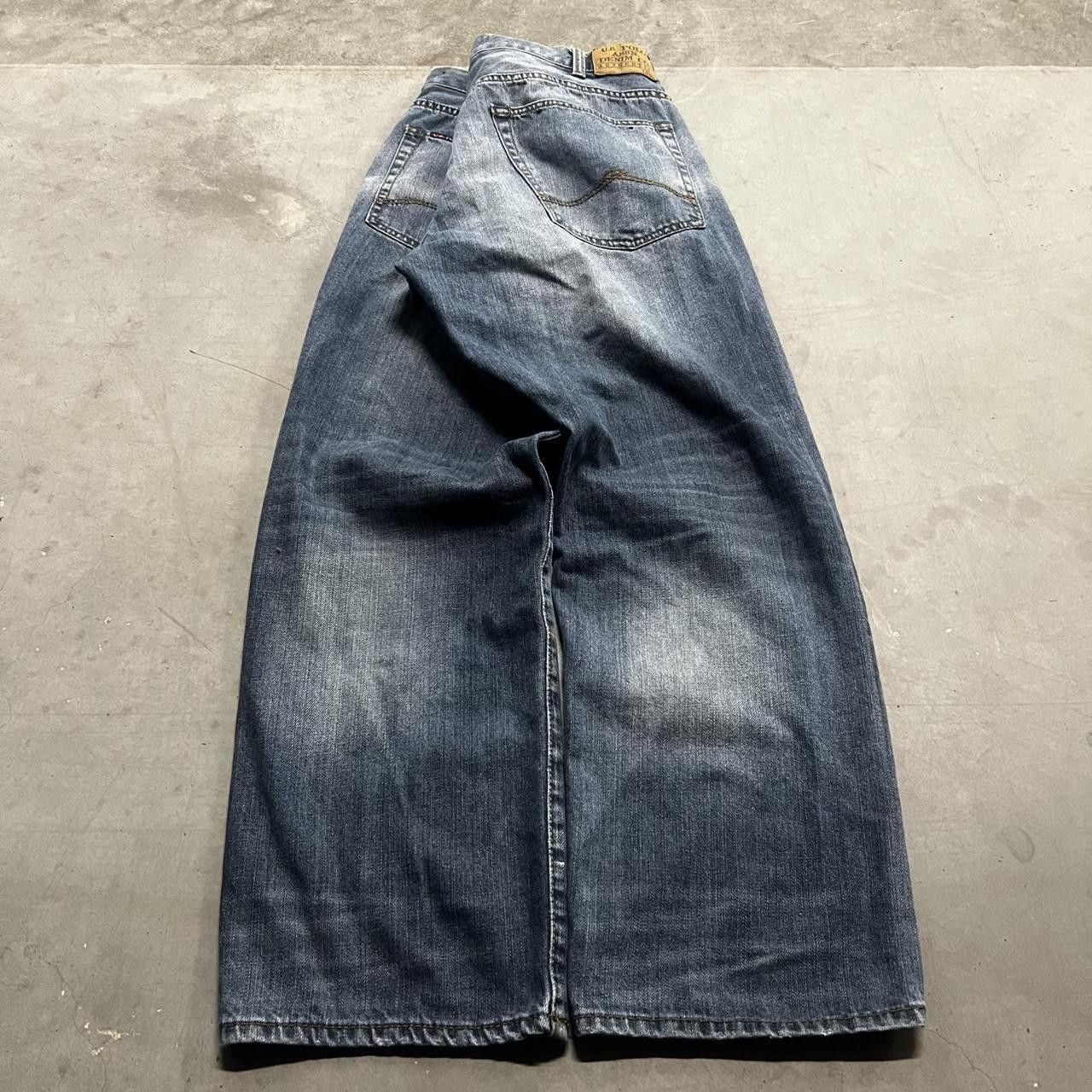 U.S. Polo Assn. Crazy Vintage Y2K/2000s Baggy U.S Polo Assassin Streetwear Skater Style Medium wash Denim Jeans ! Size US 38 / EU 54 - 6 Thumbnail