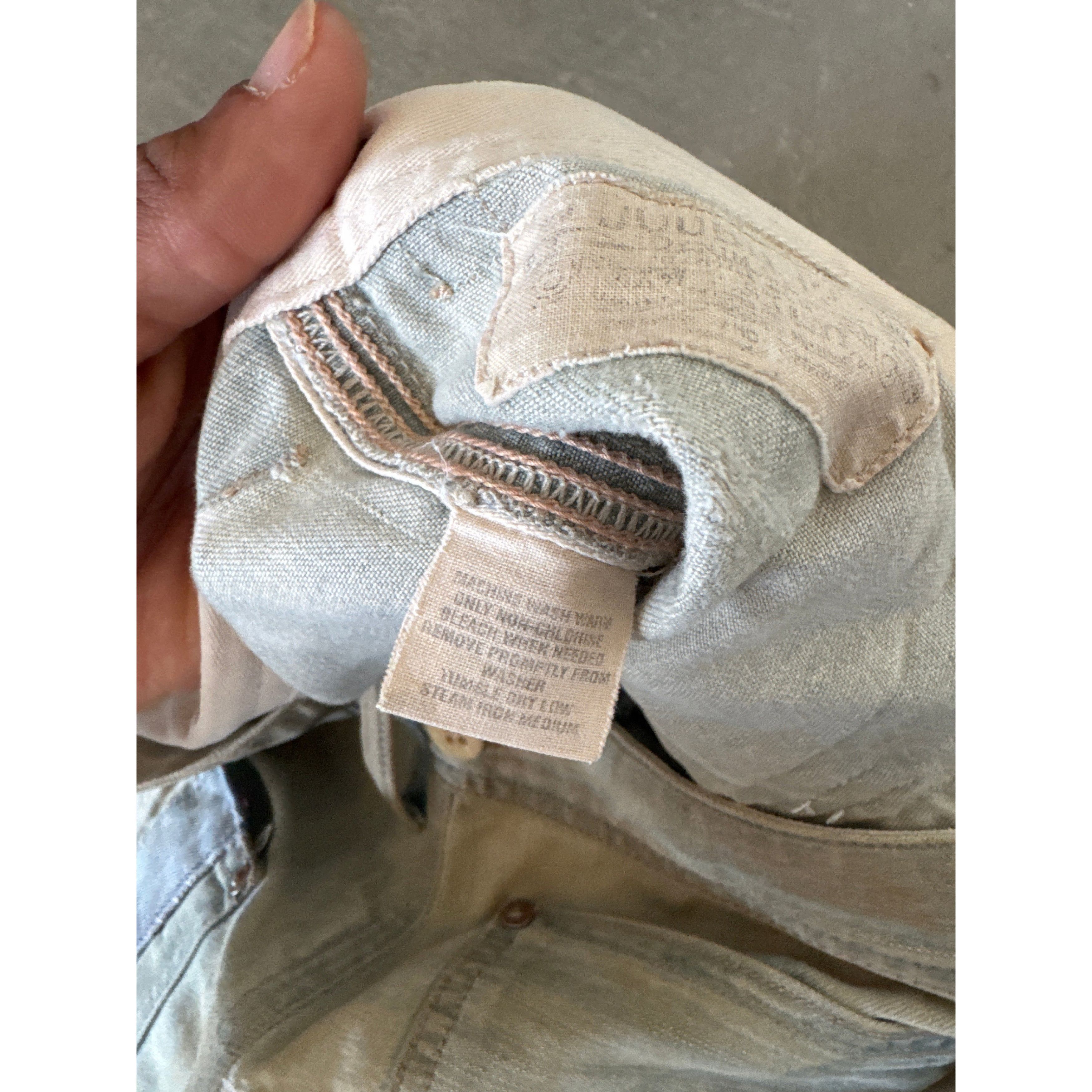 RRL Ralph Lauren RRL by Polo Ralph Lauren Indigo Distressed Patchwork Selvedg Size US 32 / EU 48 - 6 Thumbnail