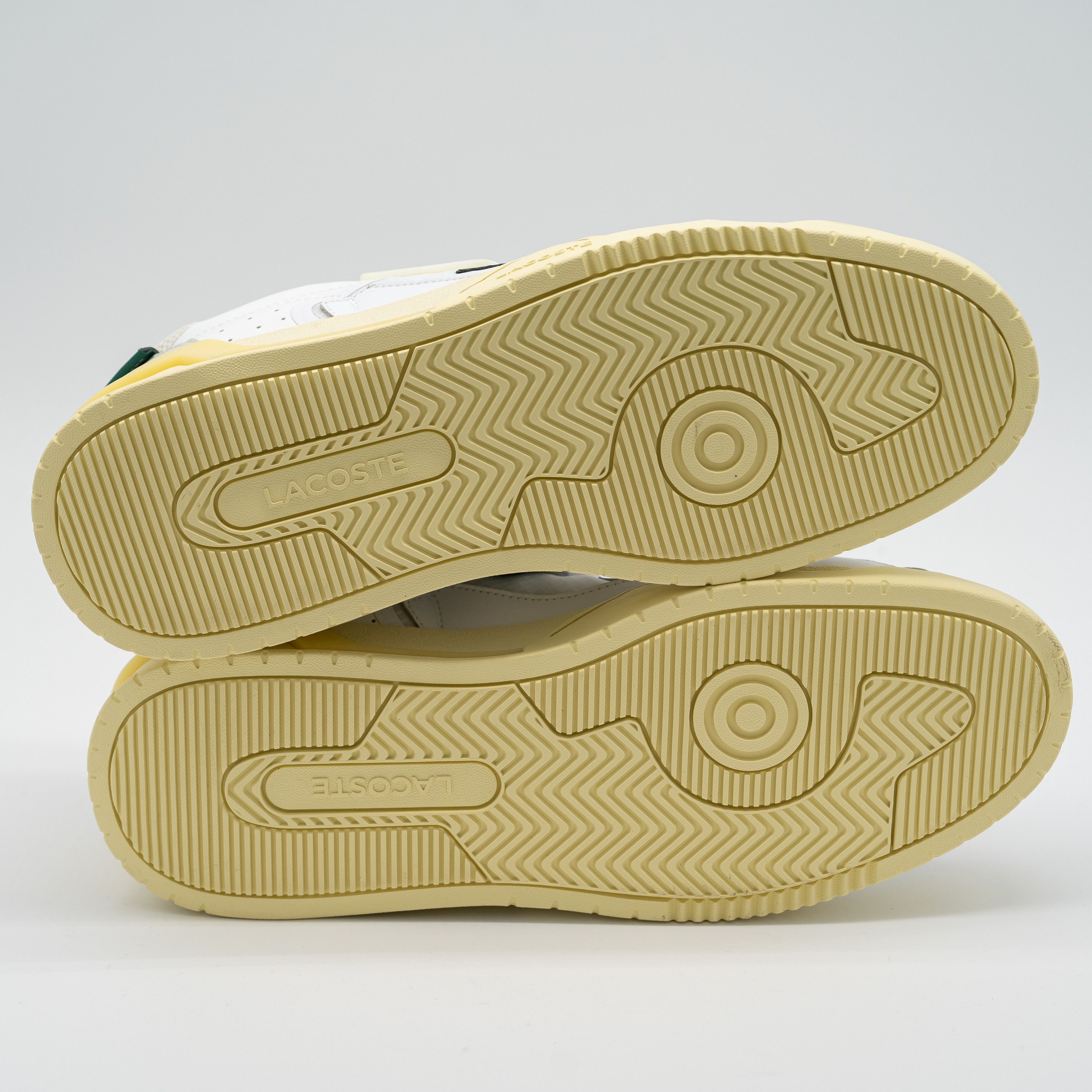 Lacoste 13 - Lacoste LT 125 Textile Sneakers White Yellow Green Size US 13 / EU 46 - 6 Thumbnail