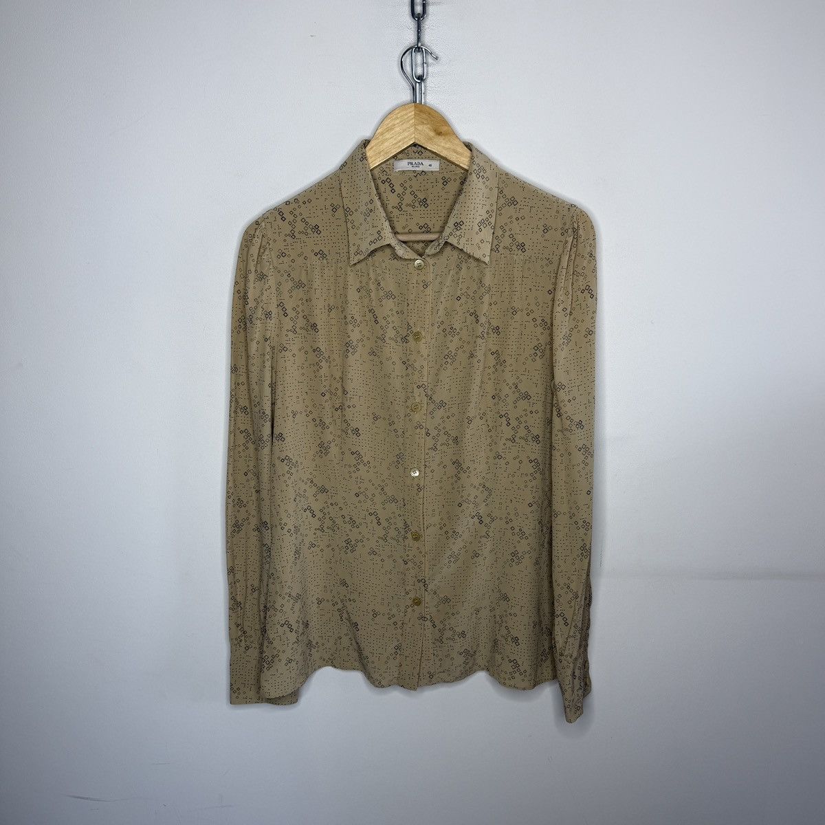 Prada Prada beige Archive shirt Size M / US 6-8 / IT 42-44 - 1 Thumbnail