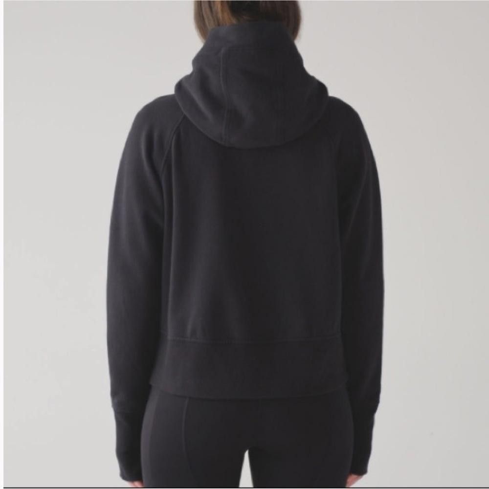 Lululemon Lululemon Back To It Hoodie Zipped Sweatshirt Black Fleece 4 Size S / US 4 / IT 40 - 2 Thumbnail
