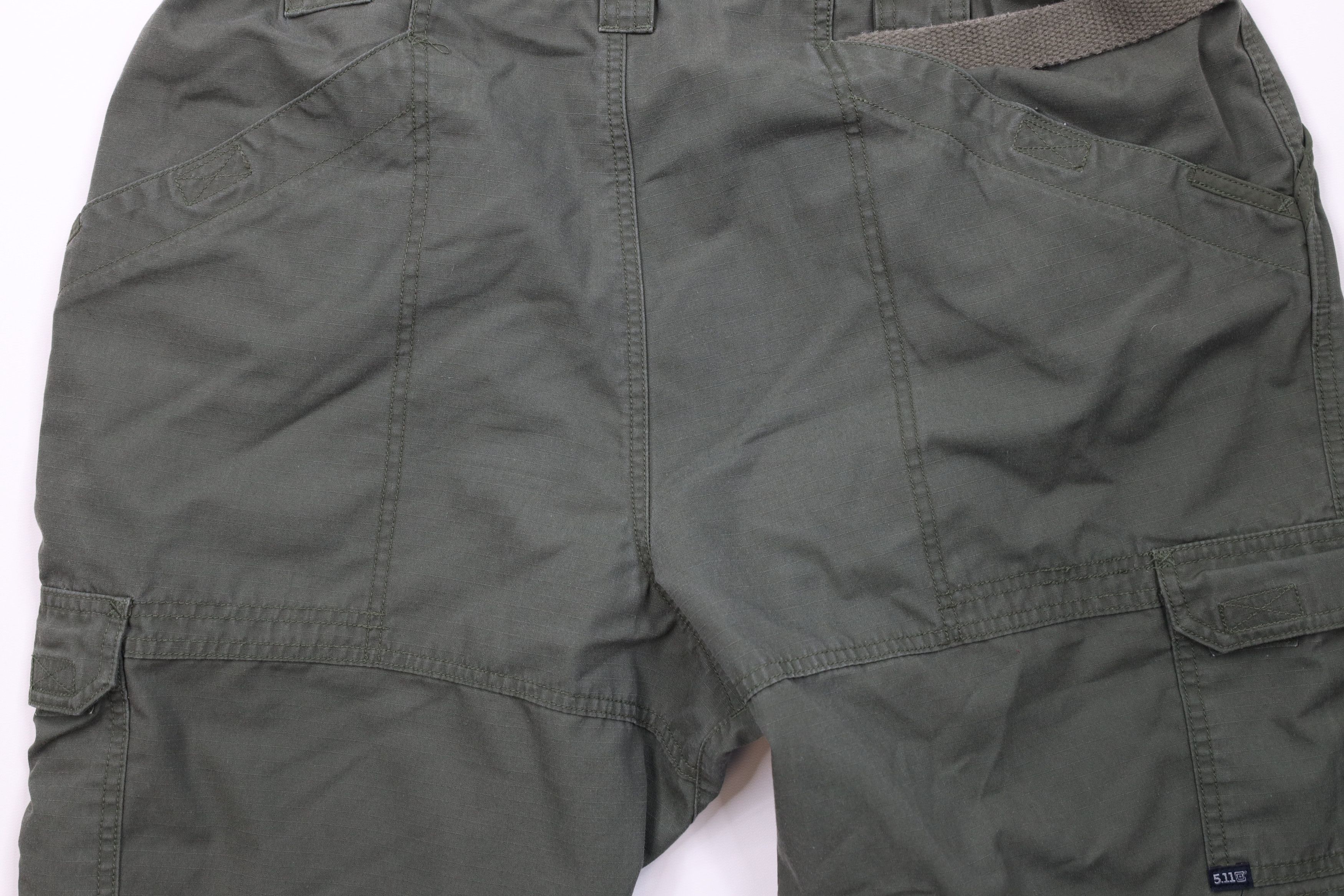 Vintage 5.11 Tactical Series Ripstop Uniform Cargo Shorts Green Size US 40 / EU 56 - 10 Thumbnail