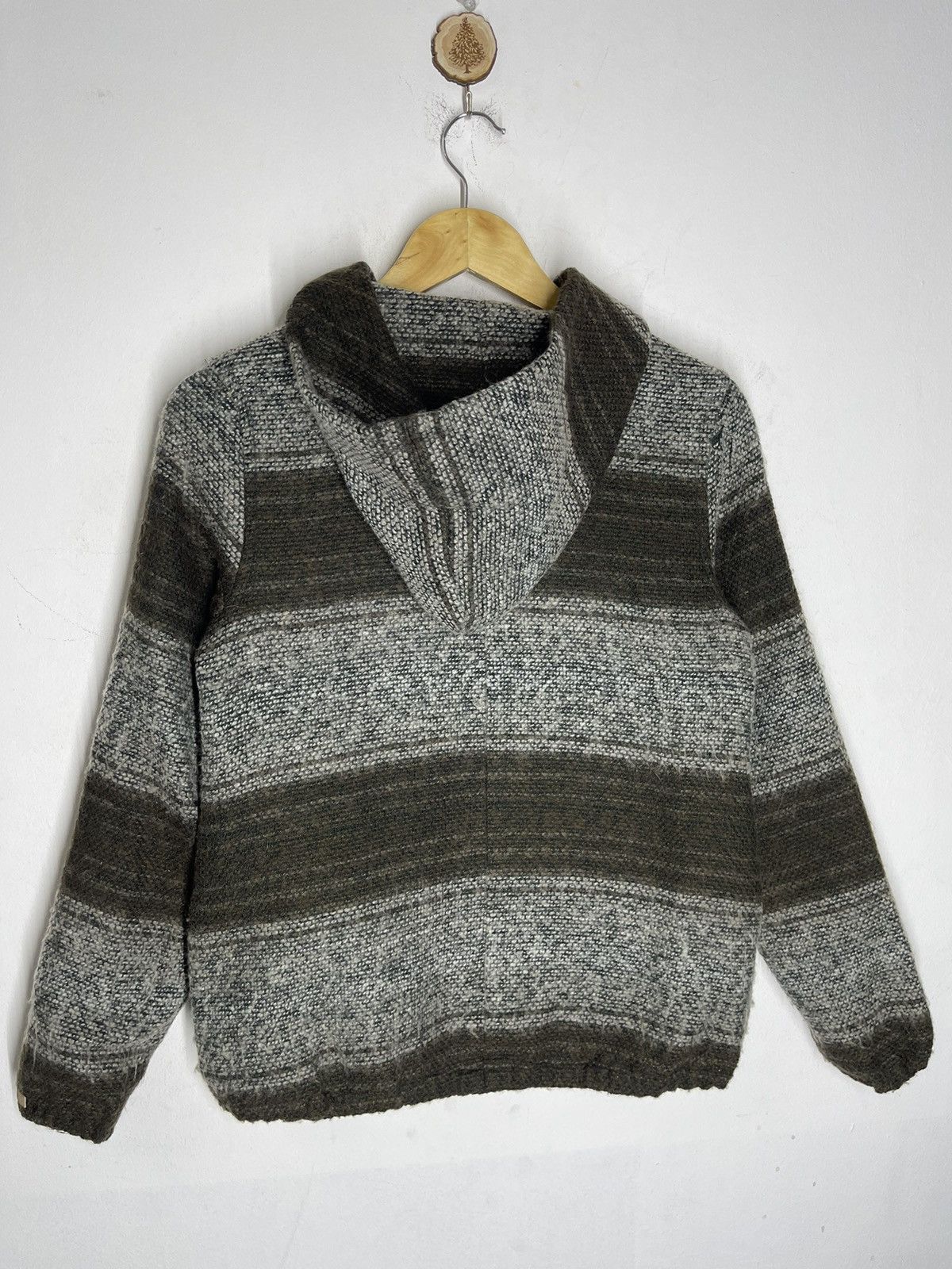 O'Neill × Vintage Vintage ONEILL Surf Hoodies Stripes Wool Size US M / EU 48-50 / 2 - 2 Thumbnail
