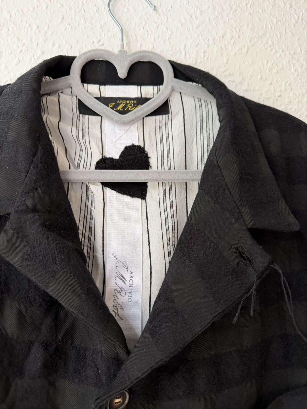 Archivio J.M. Ribot Archivio J. M. Ribot Black Checked Blazer Size US XL / EU 56 / 4 - 3 Thumbnail