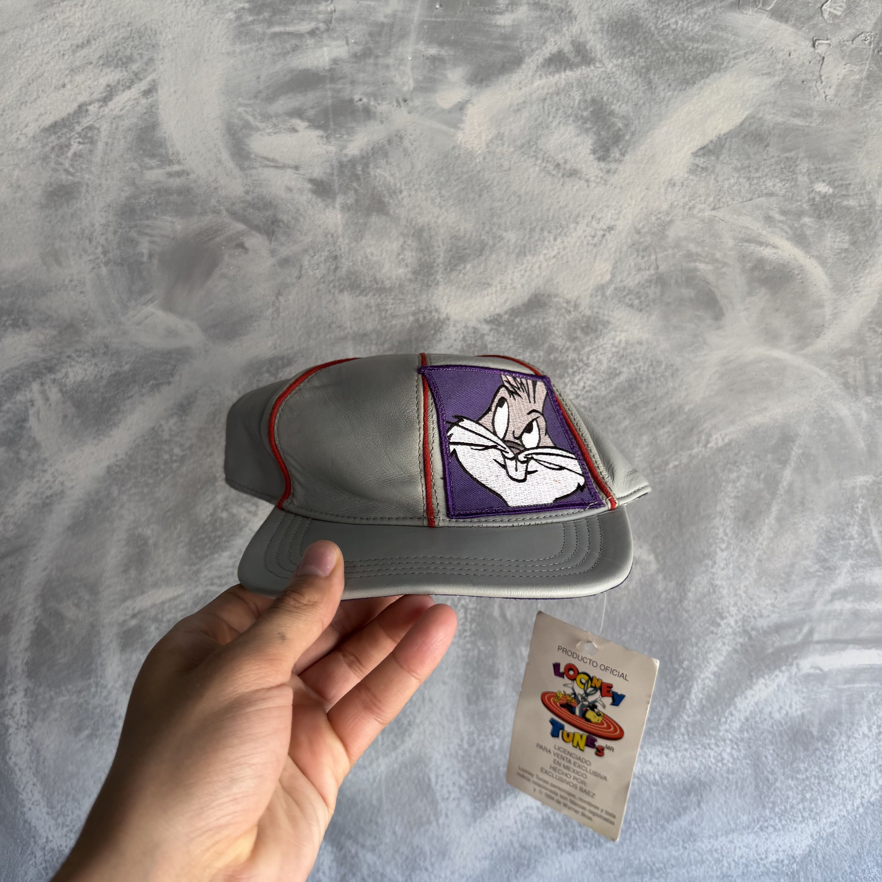Other Vintage Looney Tunes Baez Leather Caps DS Snapback Hat Size ONE SIZE - 3 Thumbnail