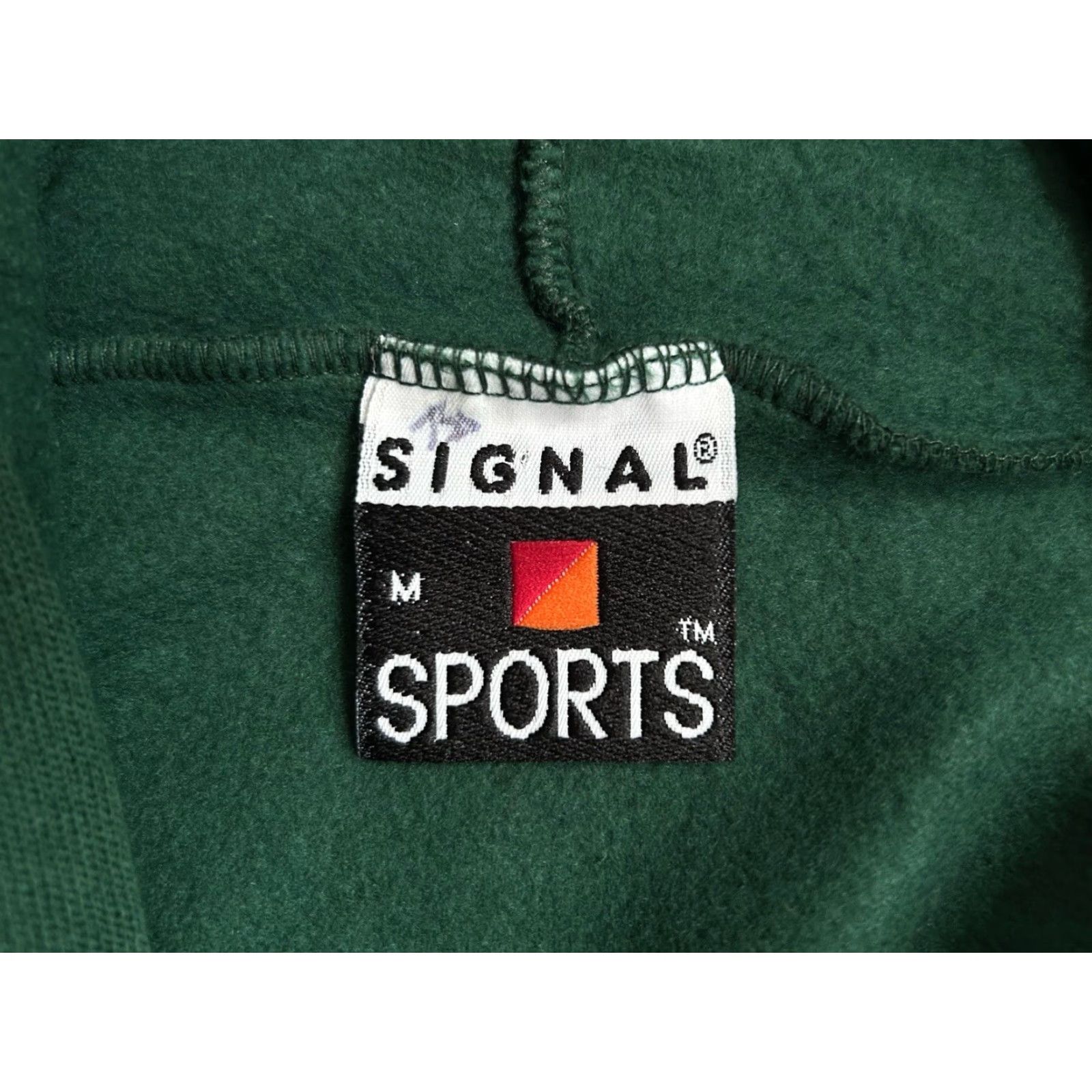 Vintage VINTAGE Signal Jesus Hoodie Sweatshirt Mens Size M Green 90s Deadstock NWOT Made in USA Pullover Graphic Print Size US M / EU 48-50 / 2 - 5 Thumbnail