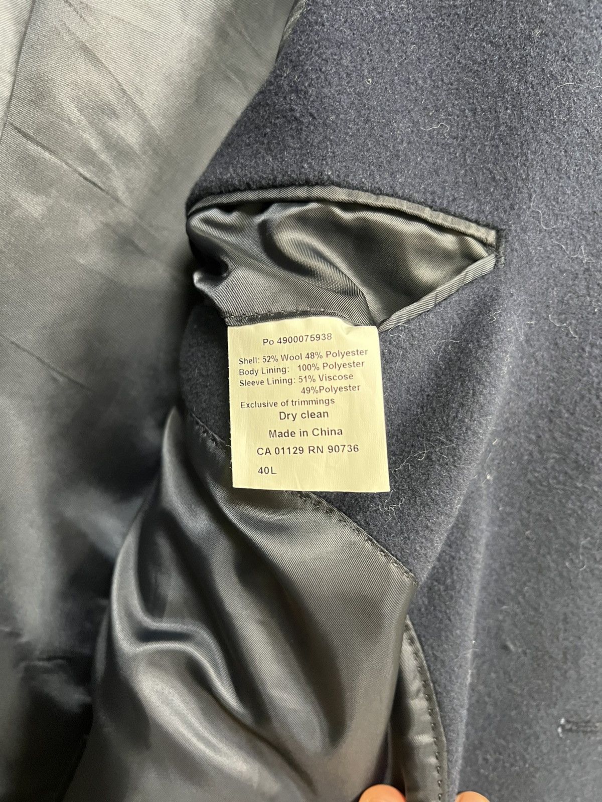 Calvin Klein Navy Blue Calvin Klein Peacoat Size US L / EU 52-54 / 3 - 5 Thumbnail