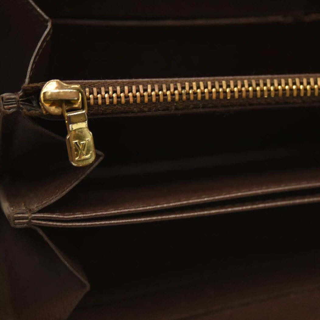 Louis Vuitton Louis Vuitton Damier Ebene Zippy Wallet MI2162 Size ONE SIZE - 8 Thumbnail